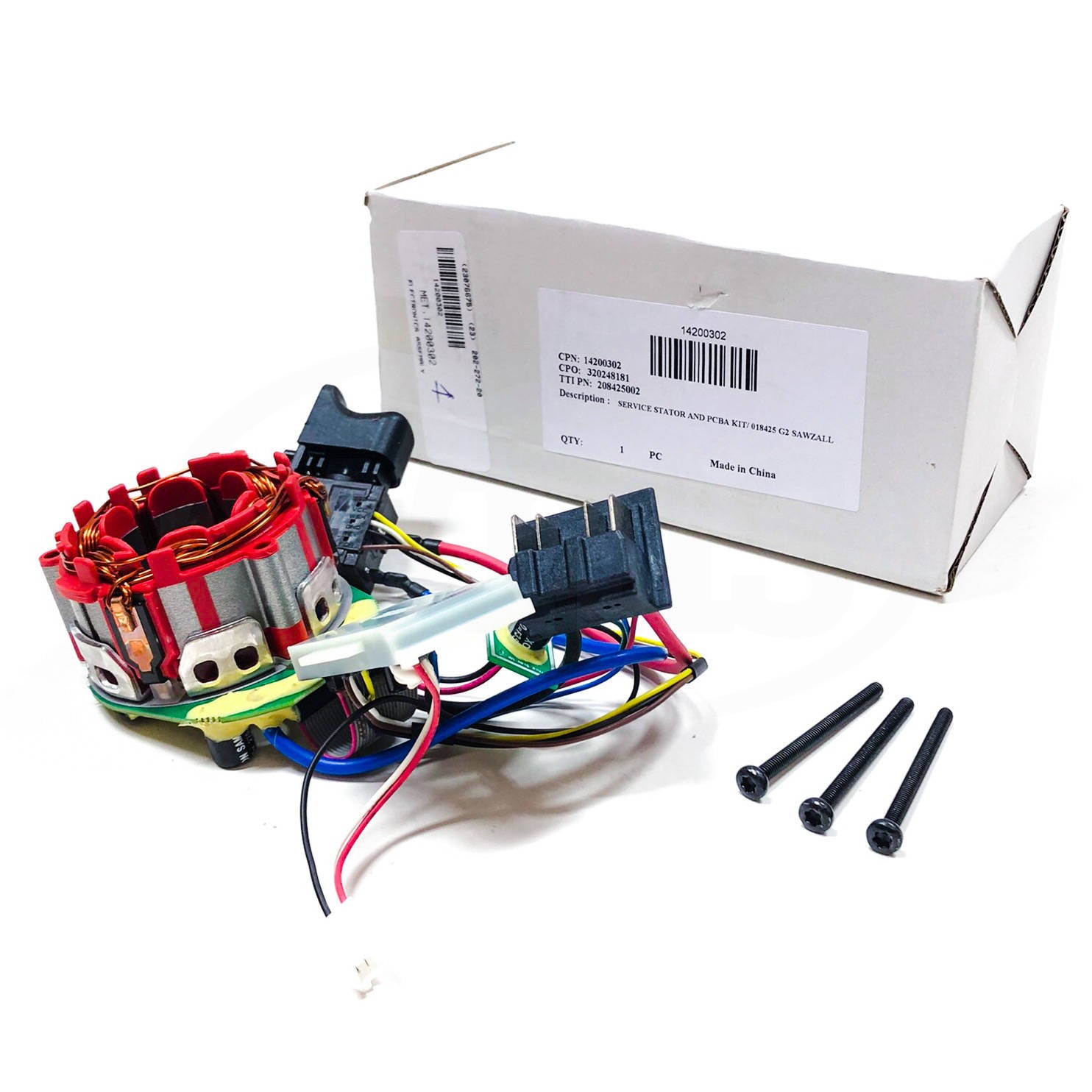 14-20-0302 Milwaukee Service Stator and PCBA Kit
