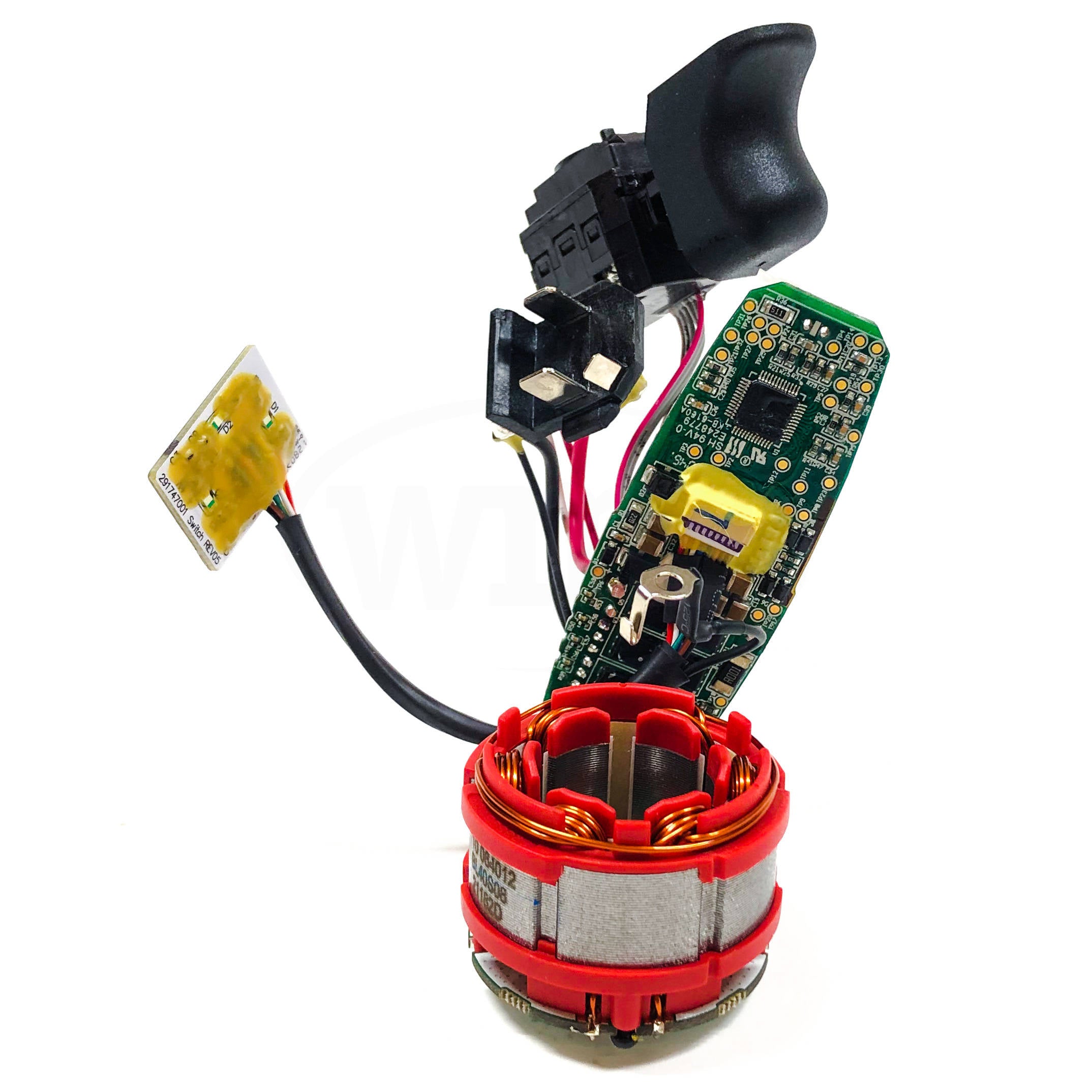 14-20-2555 Milwaukee Stator, Switch & Electronics Assembly