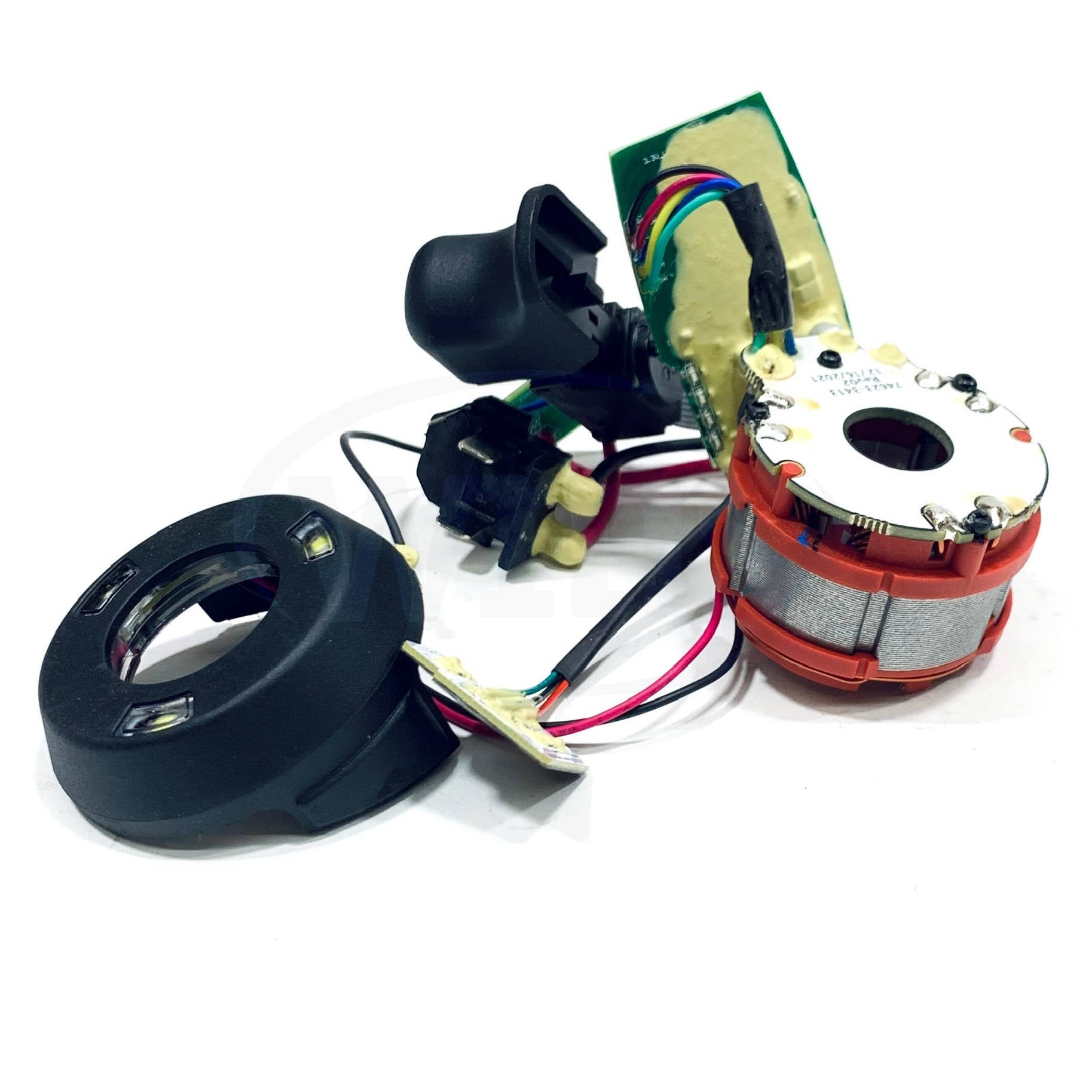 Electronics Assembly with Snap Ring