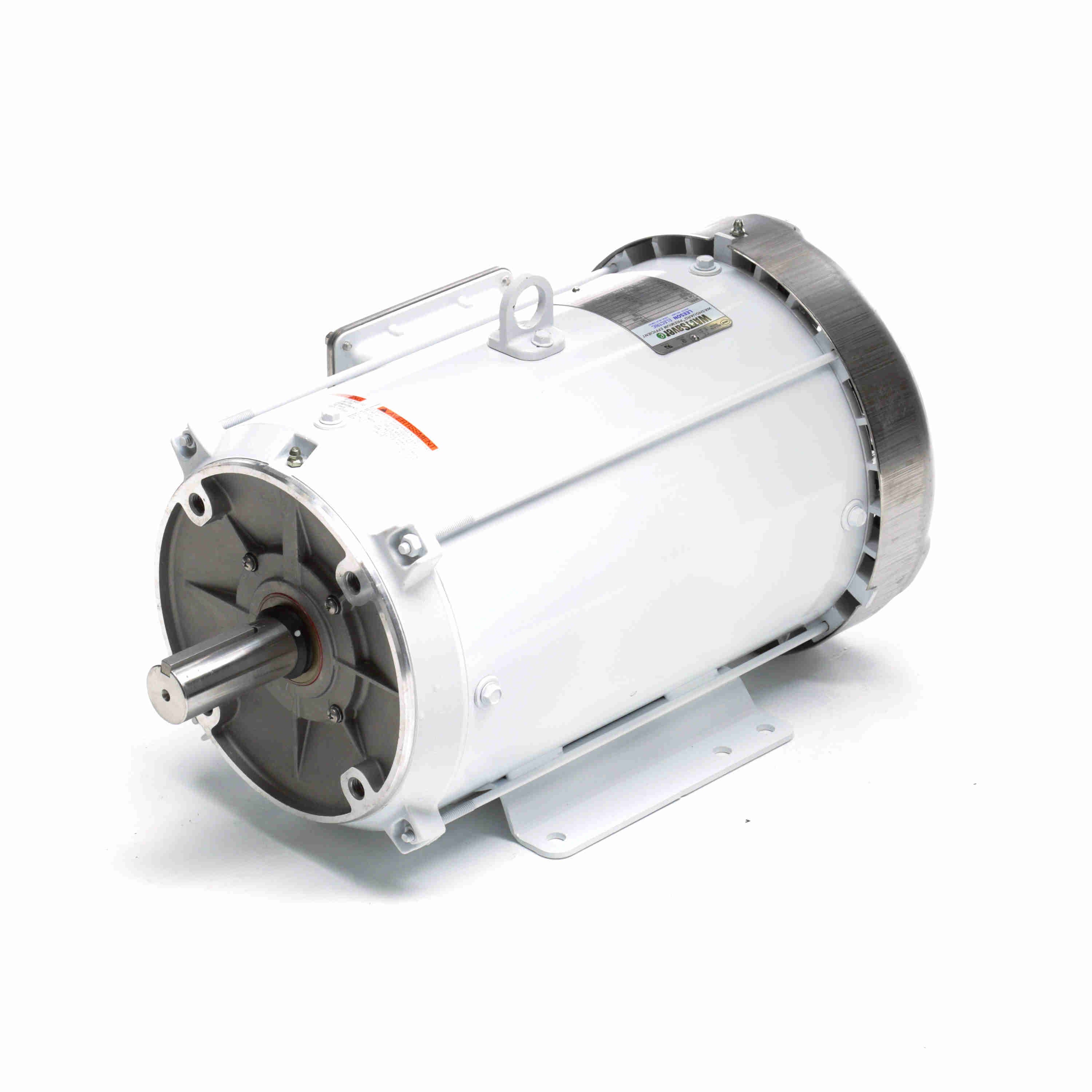 140821.00 Leeson 10HP White Duck Washguard Electric Motor, 1800 RPM