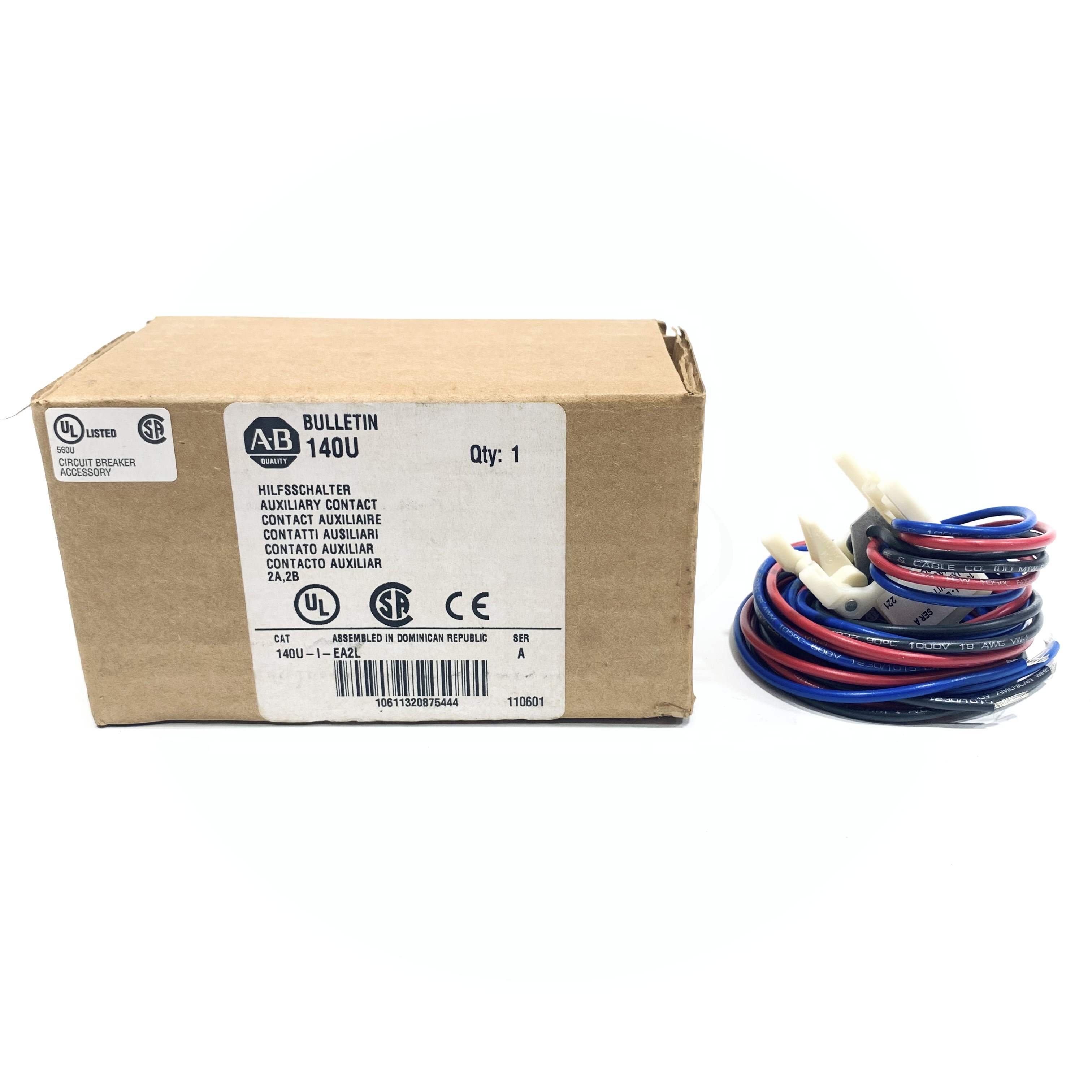 140U-I-EA2L Allen Bradley Auxiliary Contact