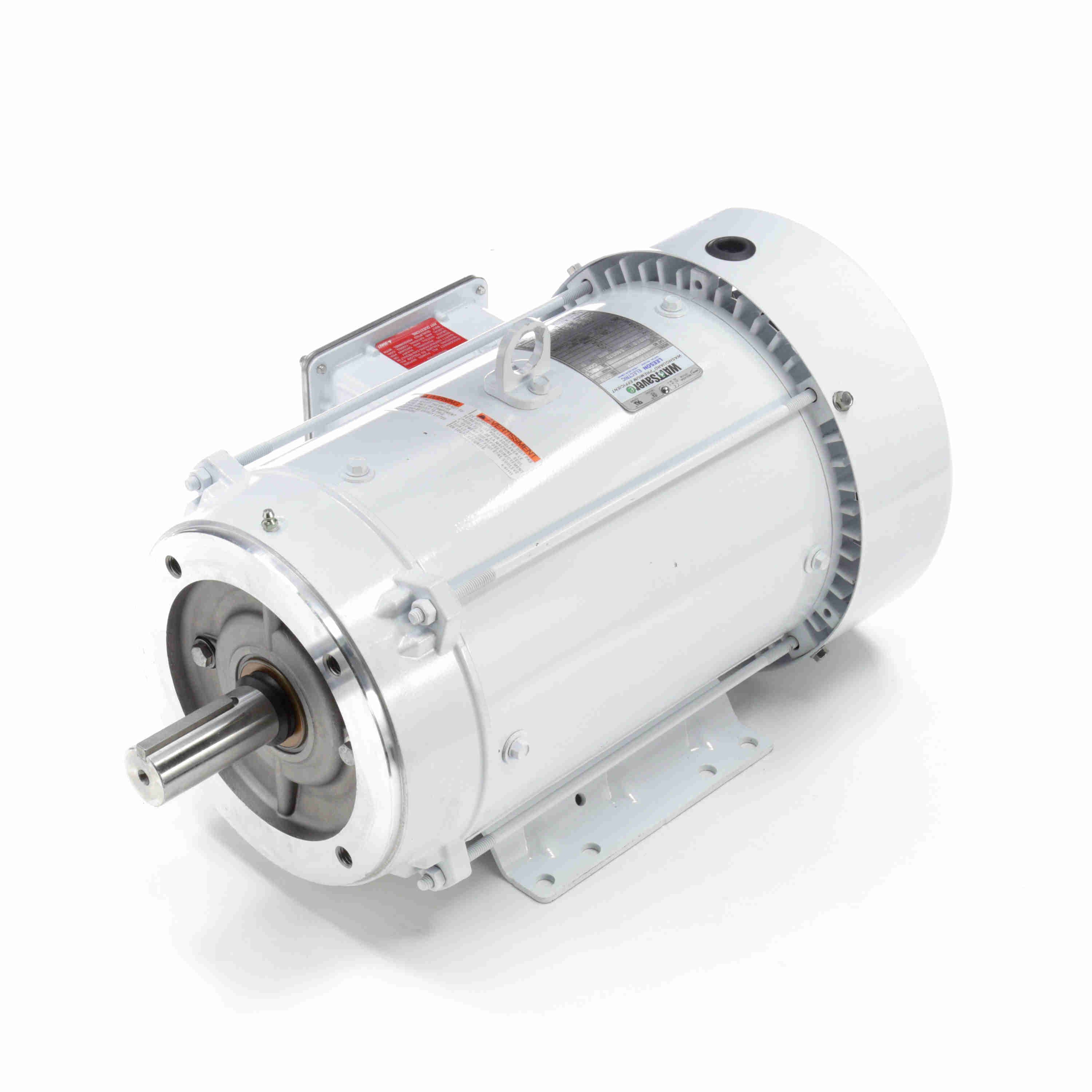 Leeson Washguard Electric Motor, 7.5 HP, 3600 RPM - 0