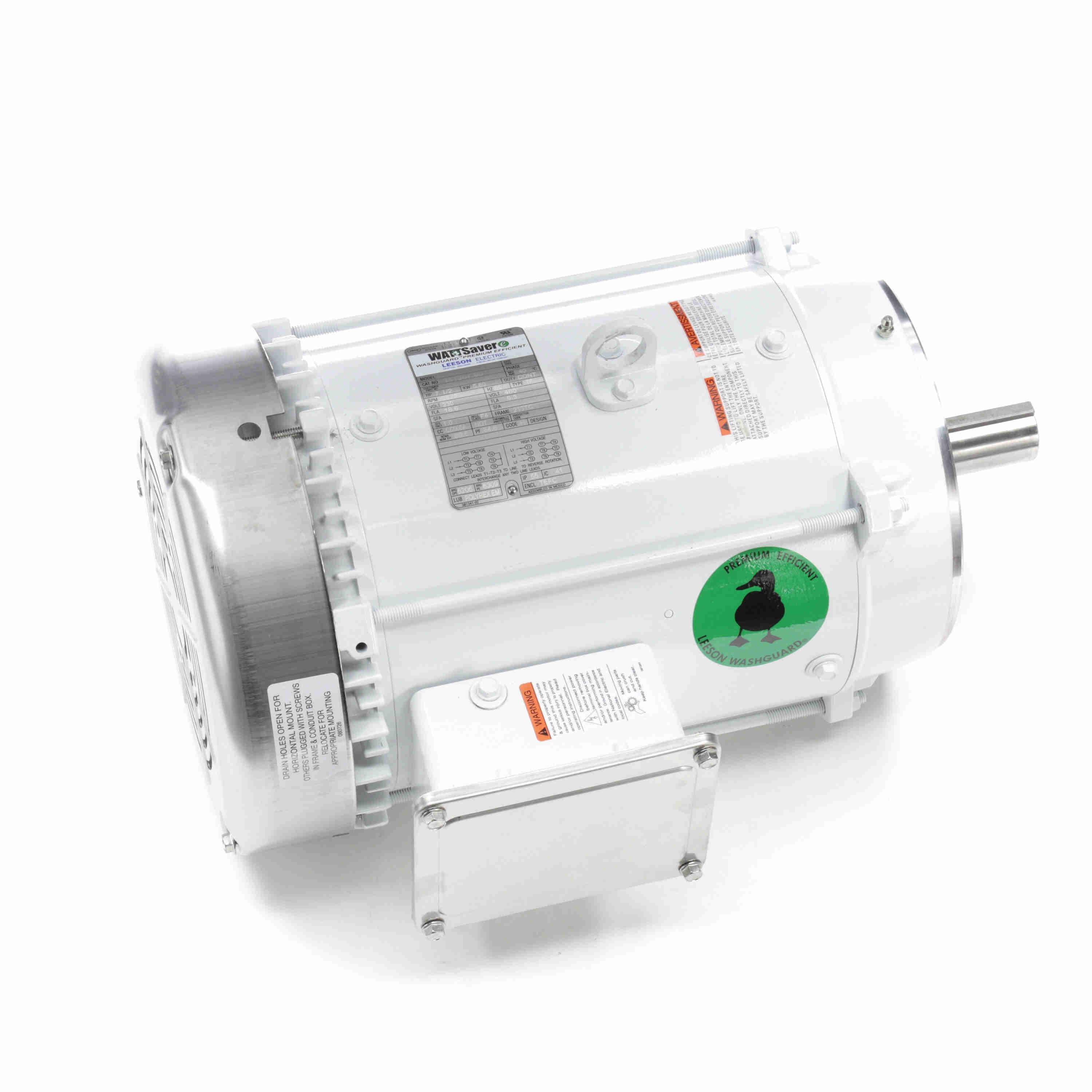 Leeson Washguard Electric Motor, 15 HP, 3600 RPM