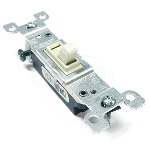 1451-2I Leviton Grounding Switch, 15 Amp 120 VAC