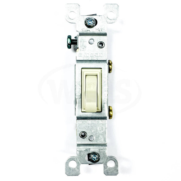 1451-2I Leviton Grounding Switch, 15 Amp 120 VAC