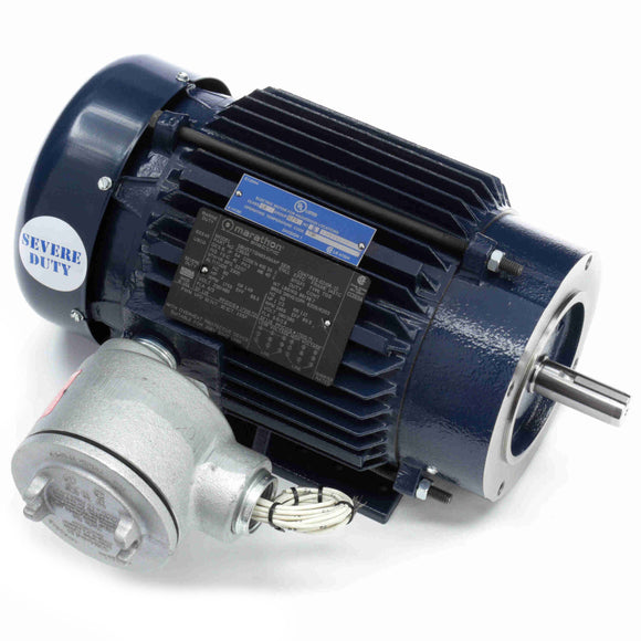 C363A Marathon 2HP Explosion Proof Electric Motor, 1800RPM