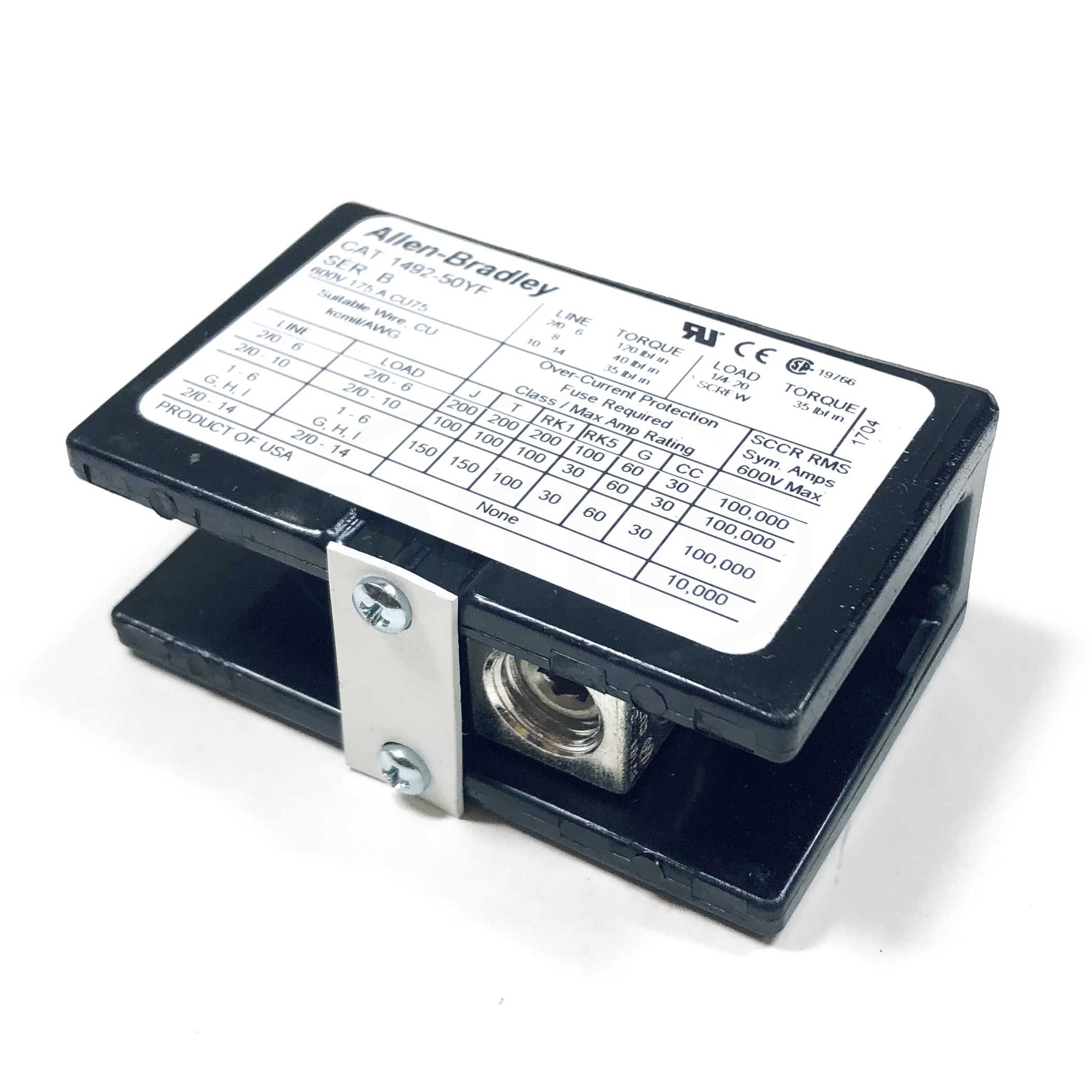 1492-50YF Allen-Bradley Power Terminal Block