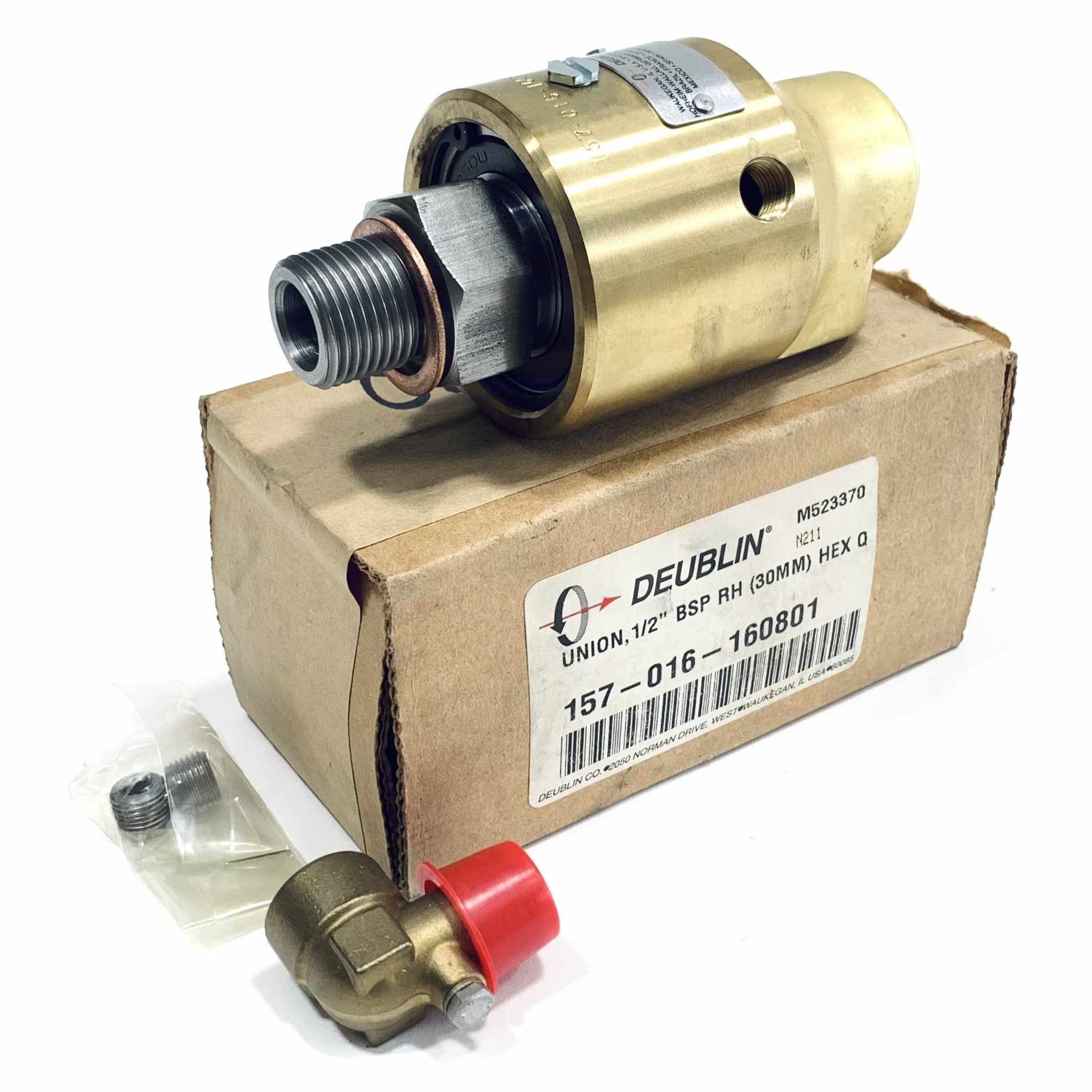 157-016-160801 Deublin Union, 1/2", BSP, RH (30MM) Hex Q
