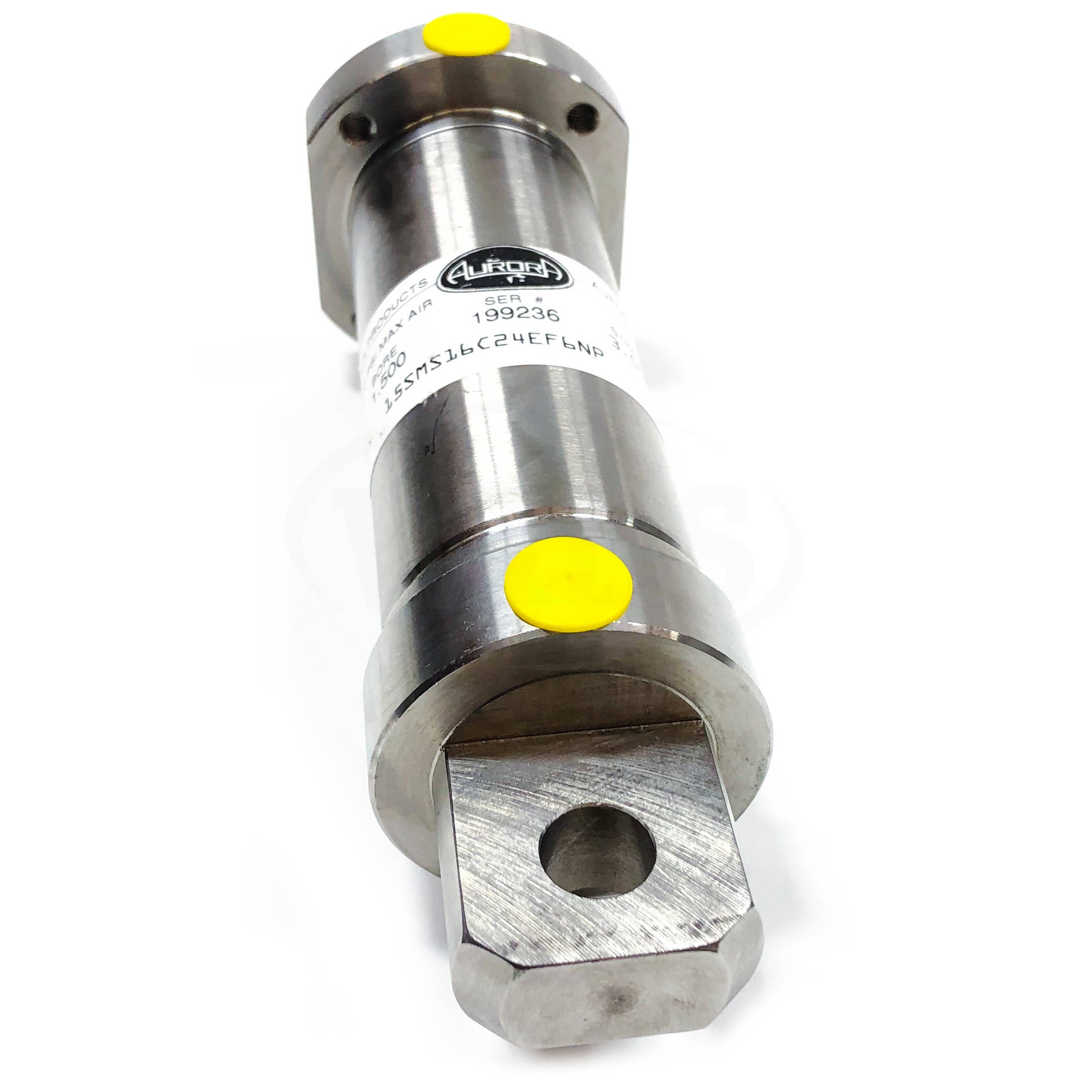 15SMS16C24EF6NP Aurora Stainless Steel Air Cylinder, 1.5" Bore, 3" Stroke