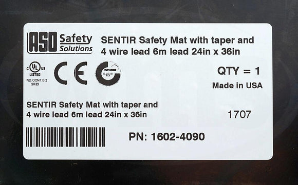 1602-4090 Safety Solutions Safety Contact Mat, 24 x 36in, 24 VAC/VDC