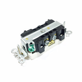 16352-W Leviton Decora Plus Grounded Duplex Outlet