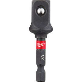 48-32-5034 Milwaukee SHOCKWAVE 1/4" Hex to 1/2" Square Socket Adapter
