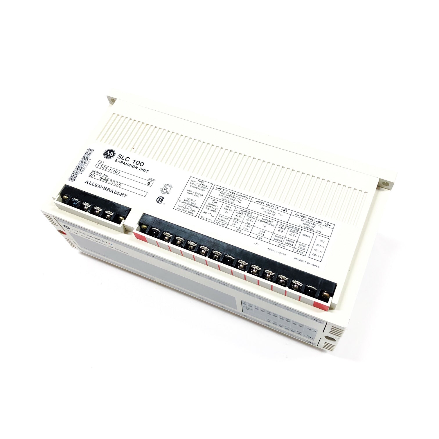 1745-E101 Allen Bradley Programmable Logic Controllers SLC 100 Expansion Unit