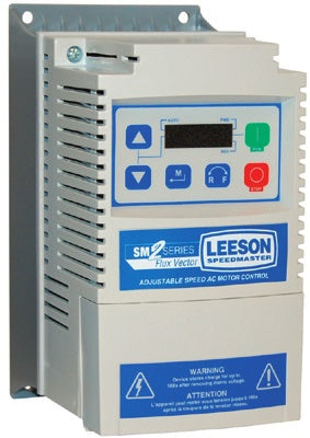 Leeson SM2 Flux Vector VFD 1Ph 208-240V Input
