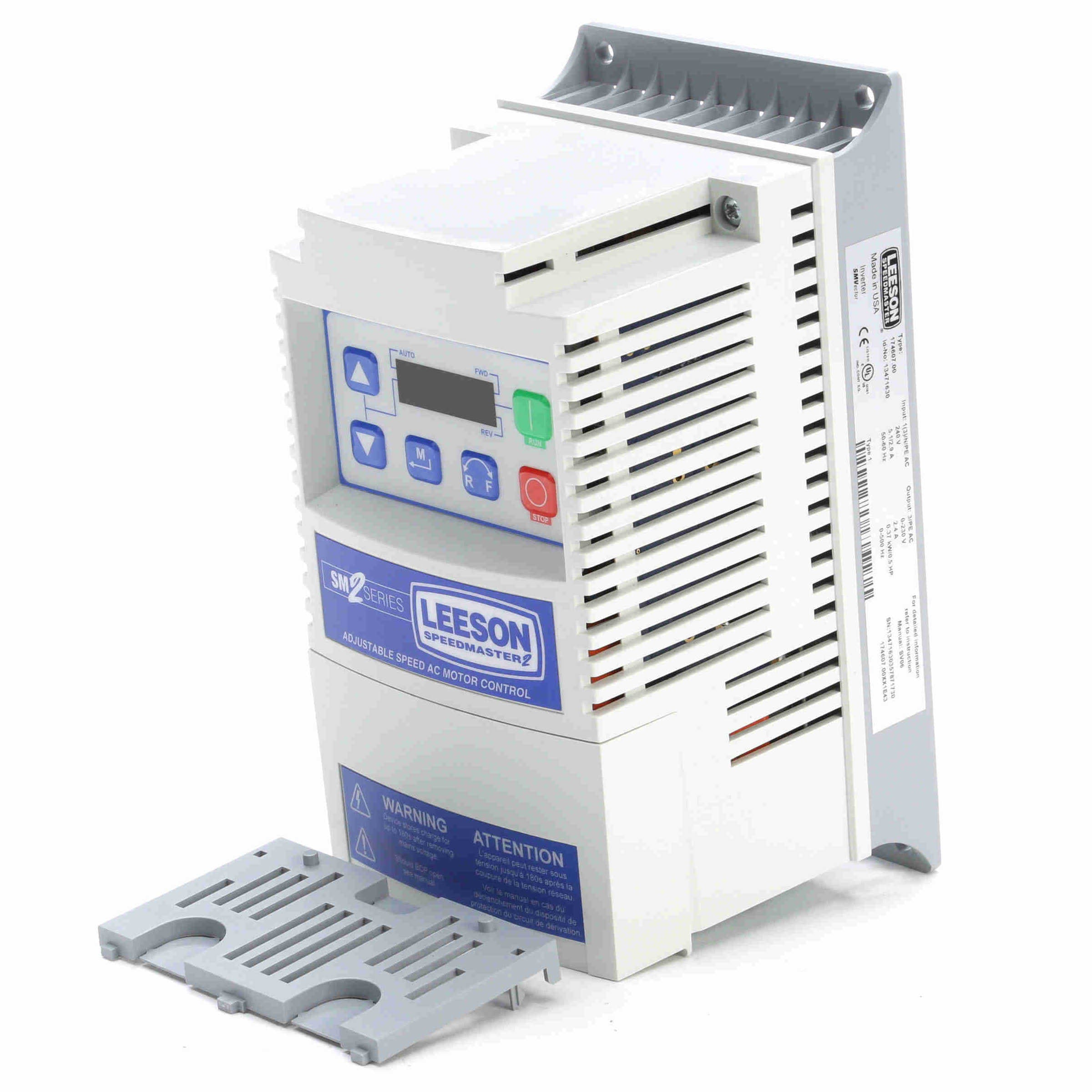 Leeson SM2 Flux Vector VFD 1/3Ph 208-240V Input - 0