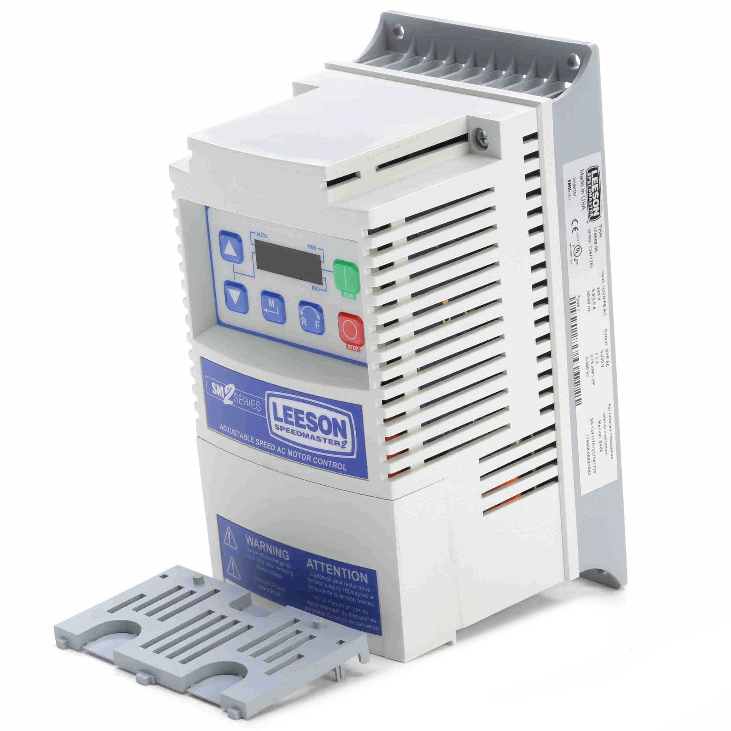 Leeson SM2 Flux Vector VFD 1/3Ph 208-240V Input - 0