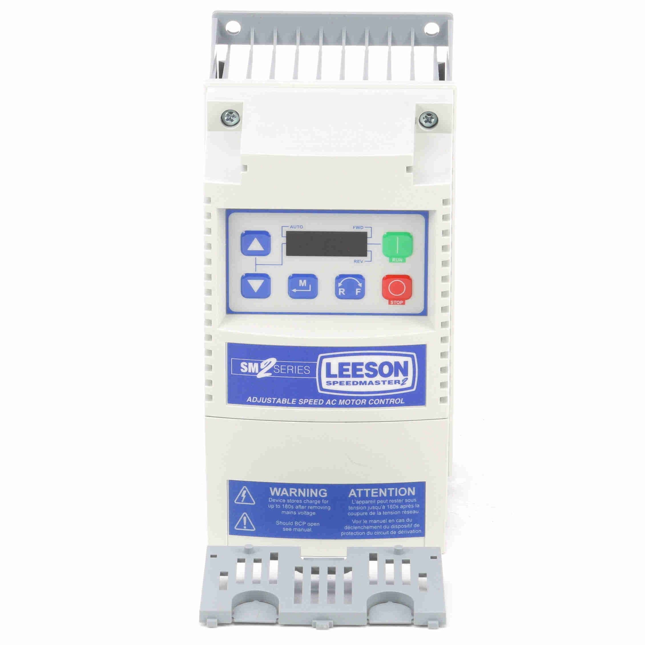 Leeson SM2 Flux Vector VFD 1/3Ph 208-240V Input