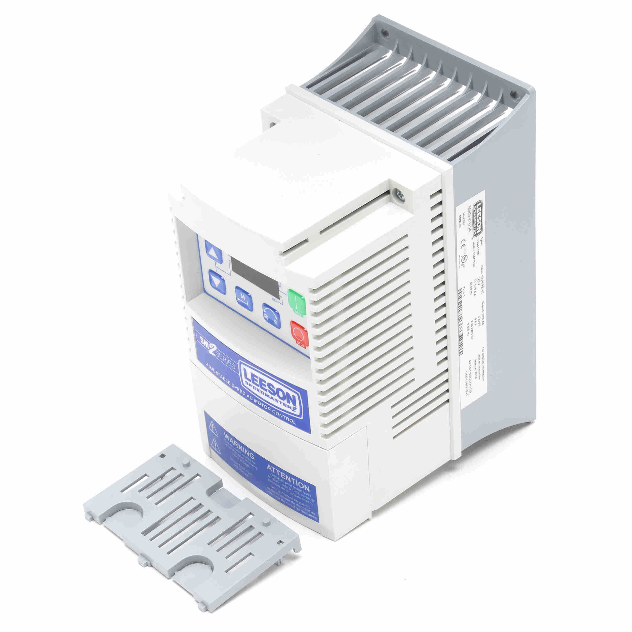 Leeson SM2 Flux Vector VFD 1/3Ph 208-240V Input