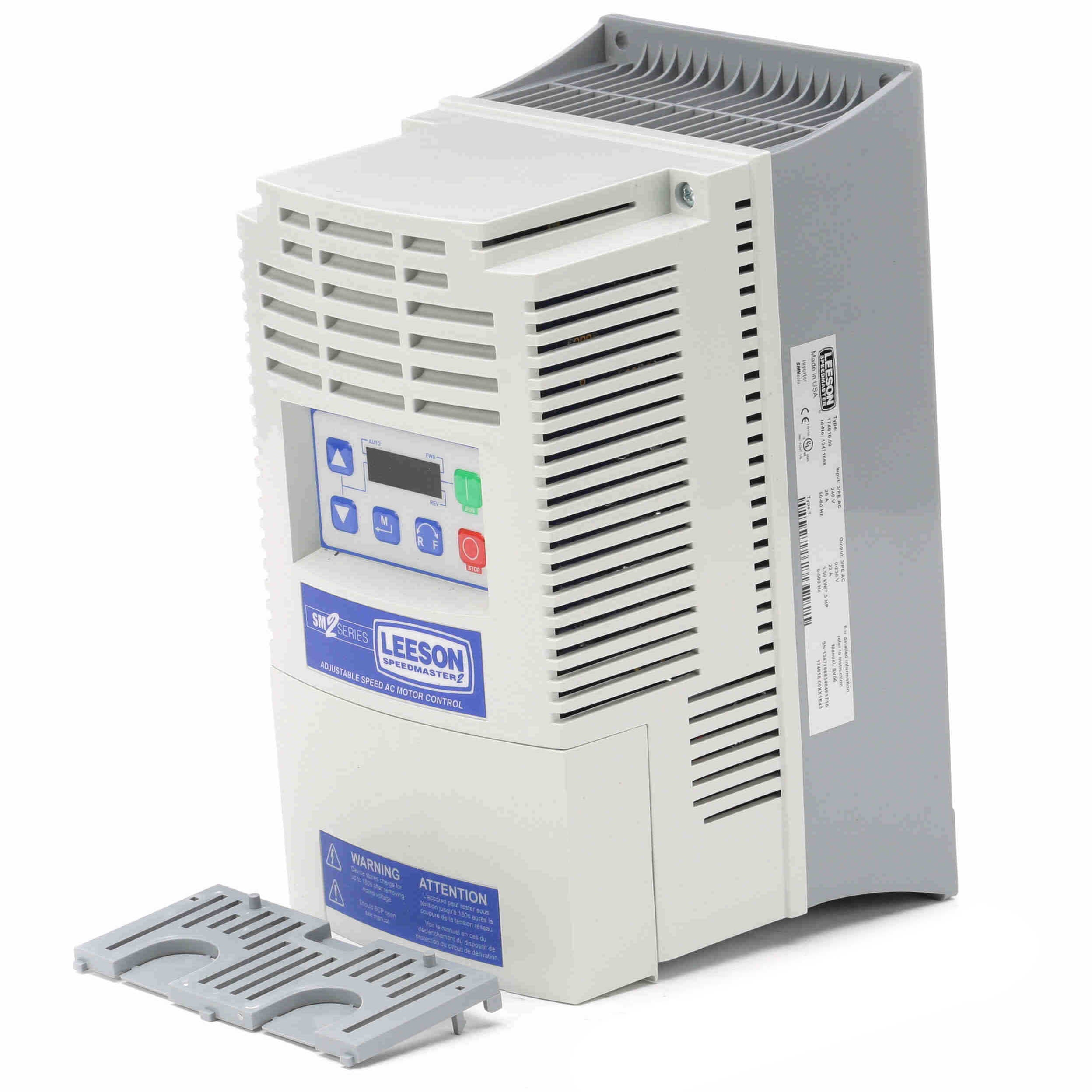 Leeson SM2 Flux Vector VFD 3Ph 200-240V Input
