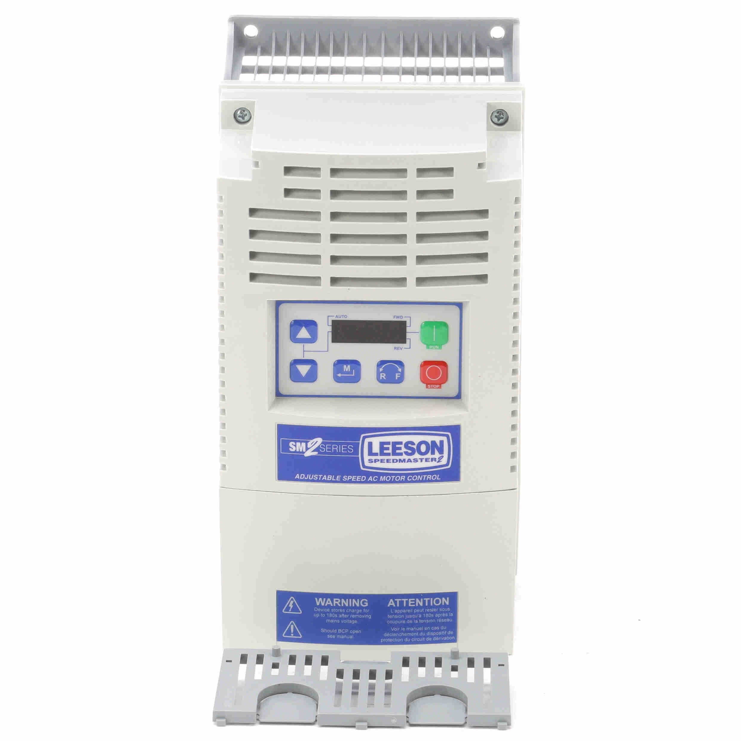 Leeson SM2 Flux Vector VFD 3Ph 200-240V Input