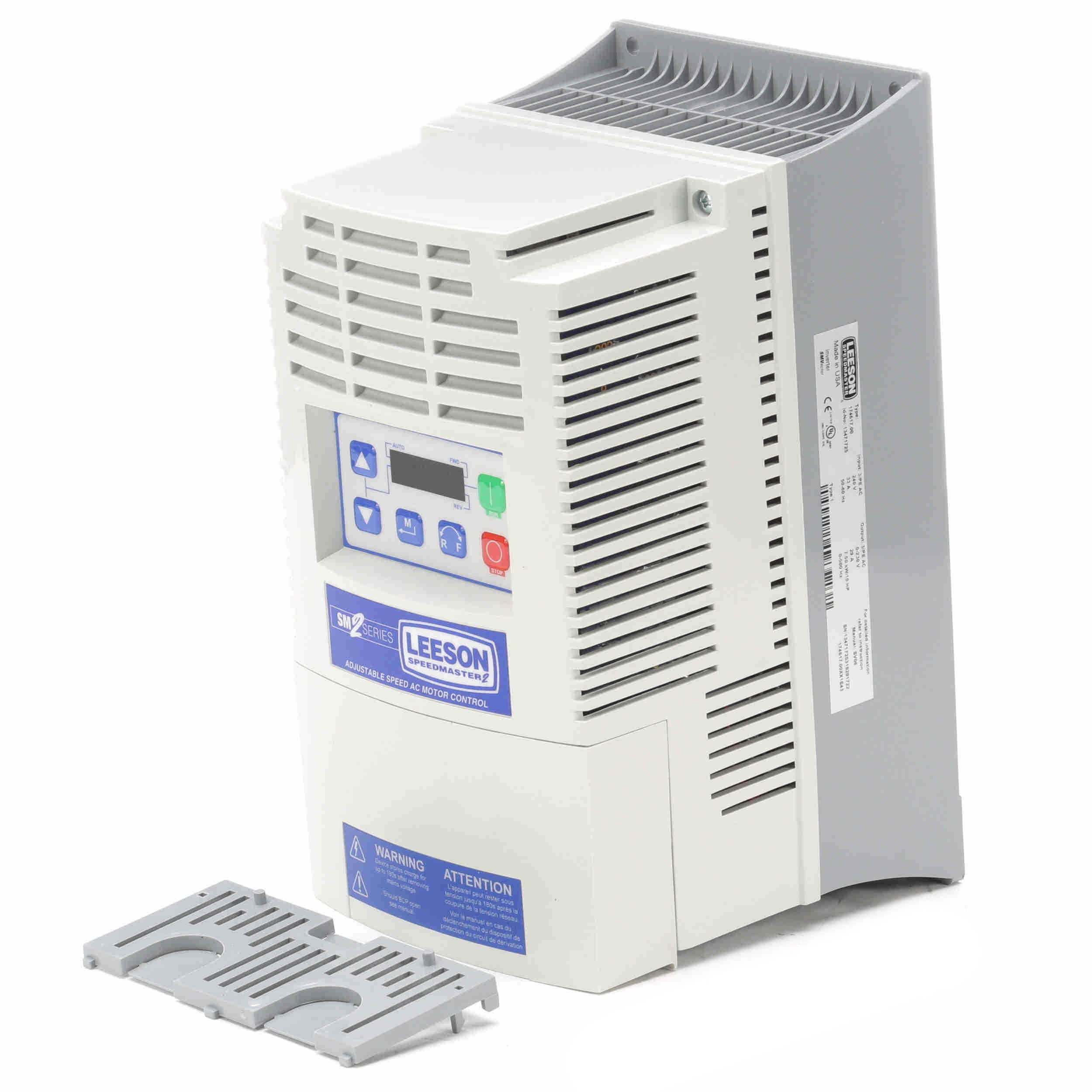 Leeson SM2 Flux Vector VFD 3Ph 200-240V Input