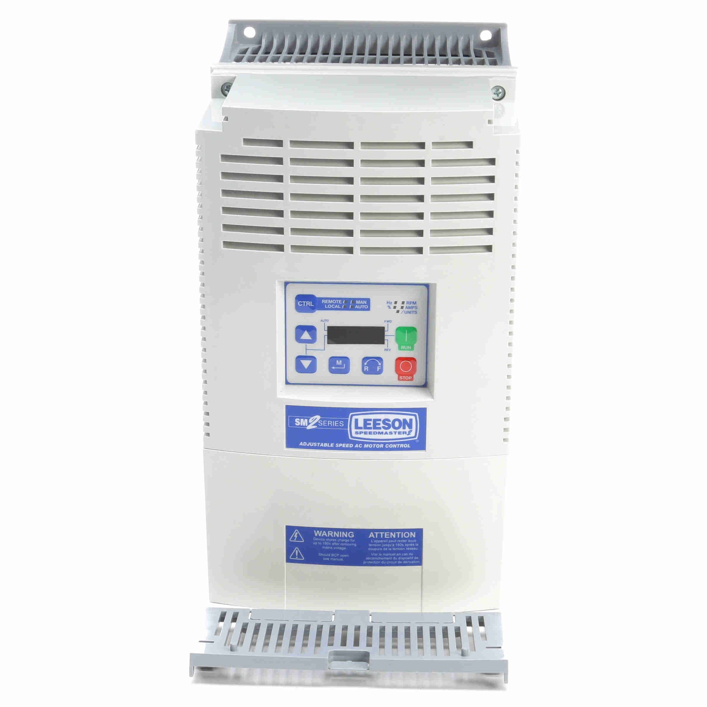Leeson SM2 Flux Vector VFD 3Ph 200-240V Input