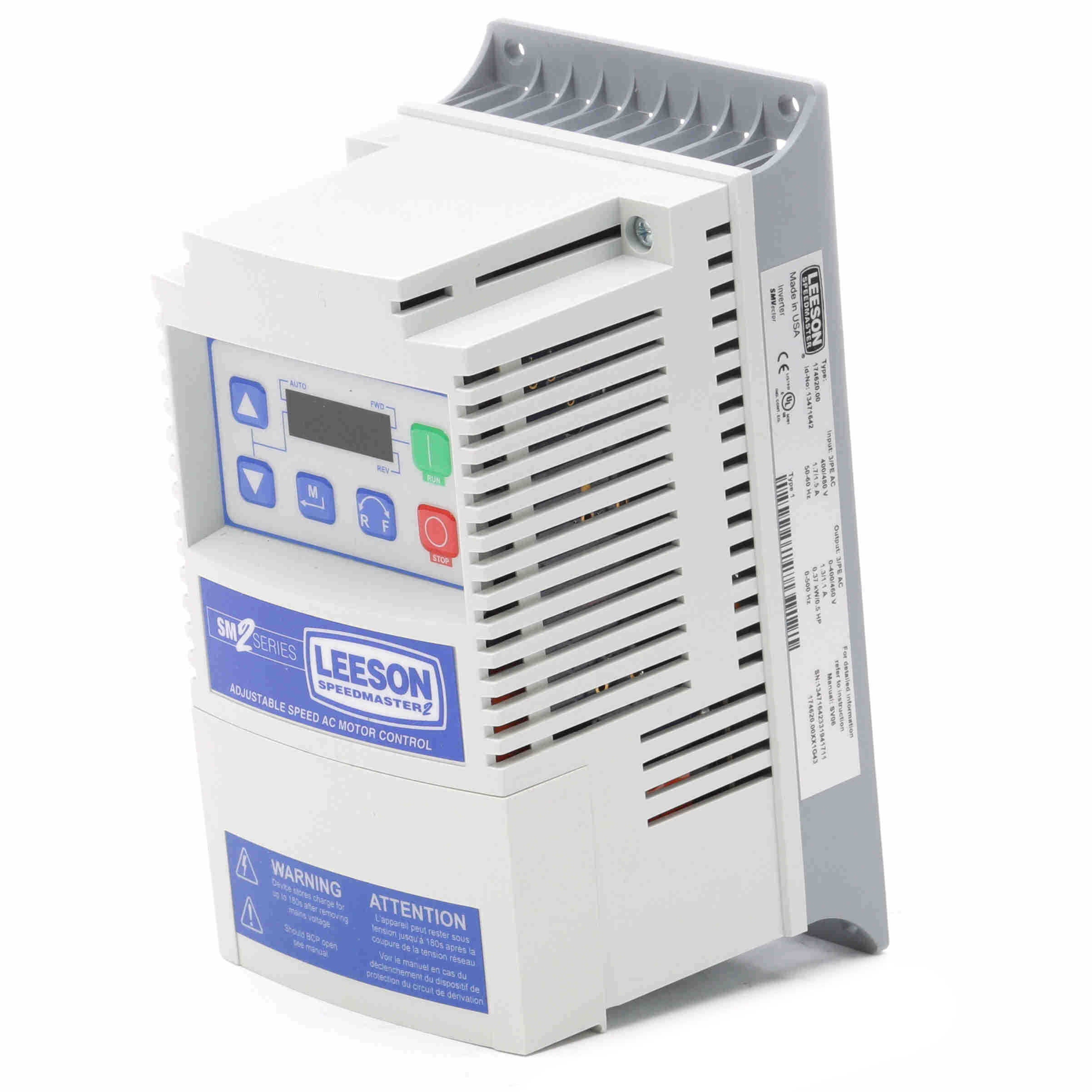 Leeson SM2 Flux Vector VFD 3Ph 400-480V Input - 0