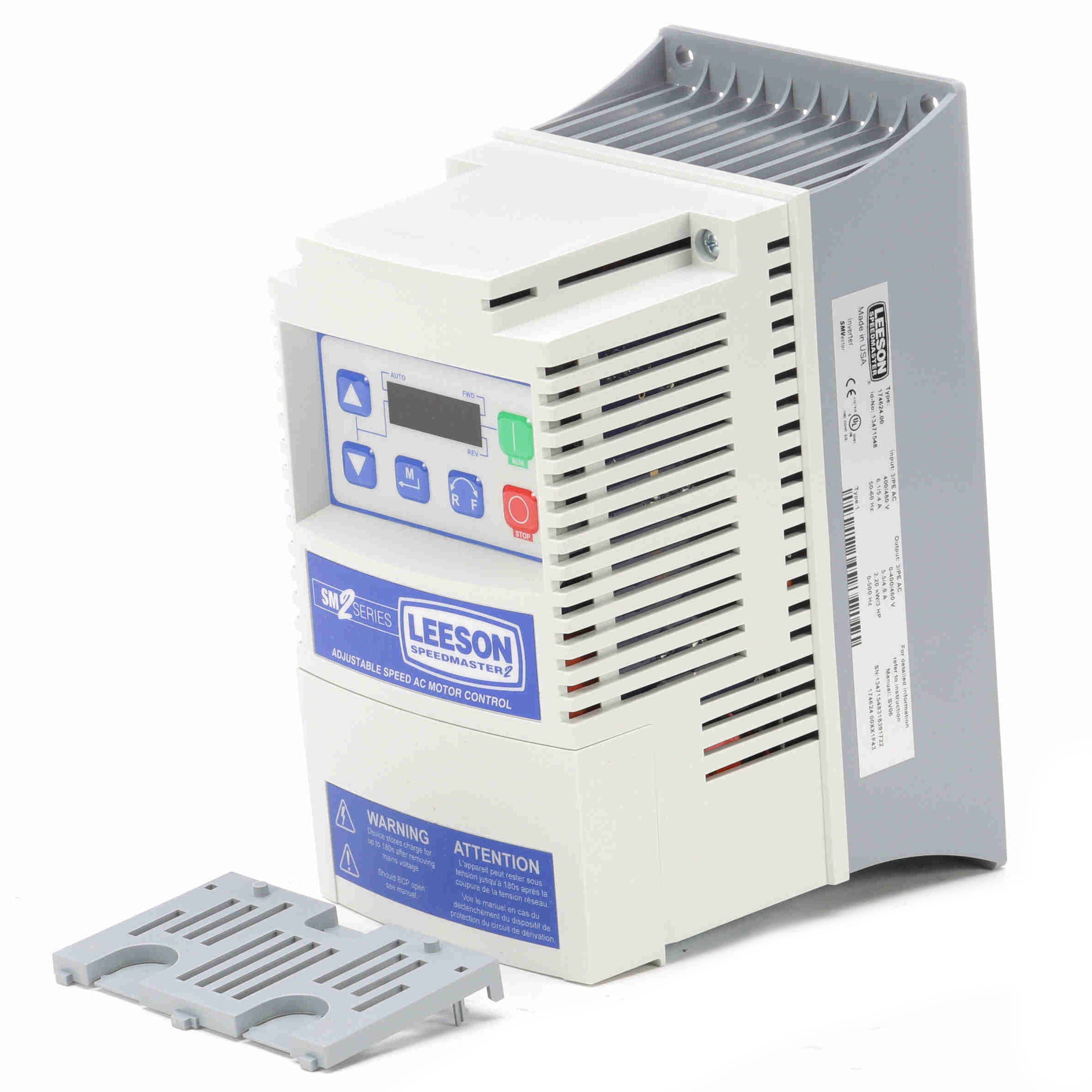 Leeson SM2 Flux Vector VFD 3Ph 400-480V Input