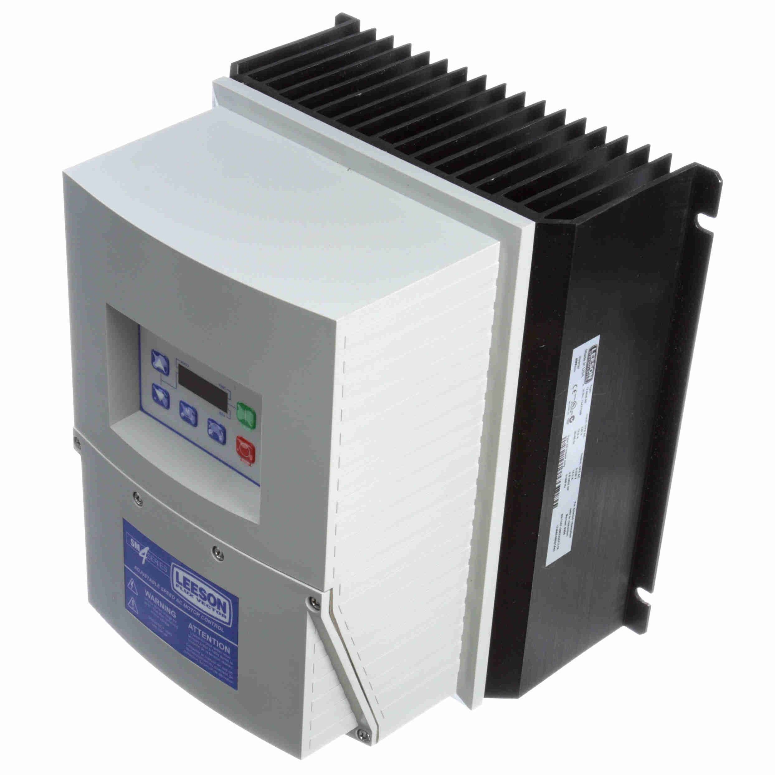 Leeson SM4 Flux Vector VFD 3-Phase 208-240V Input - 0
