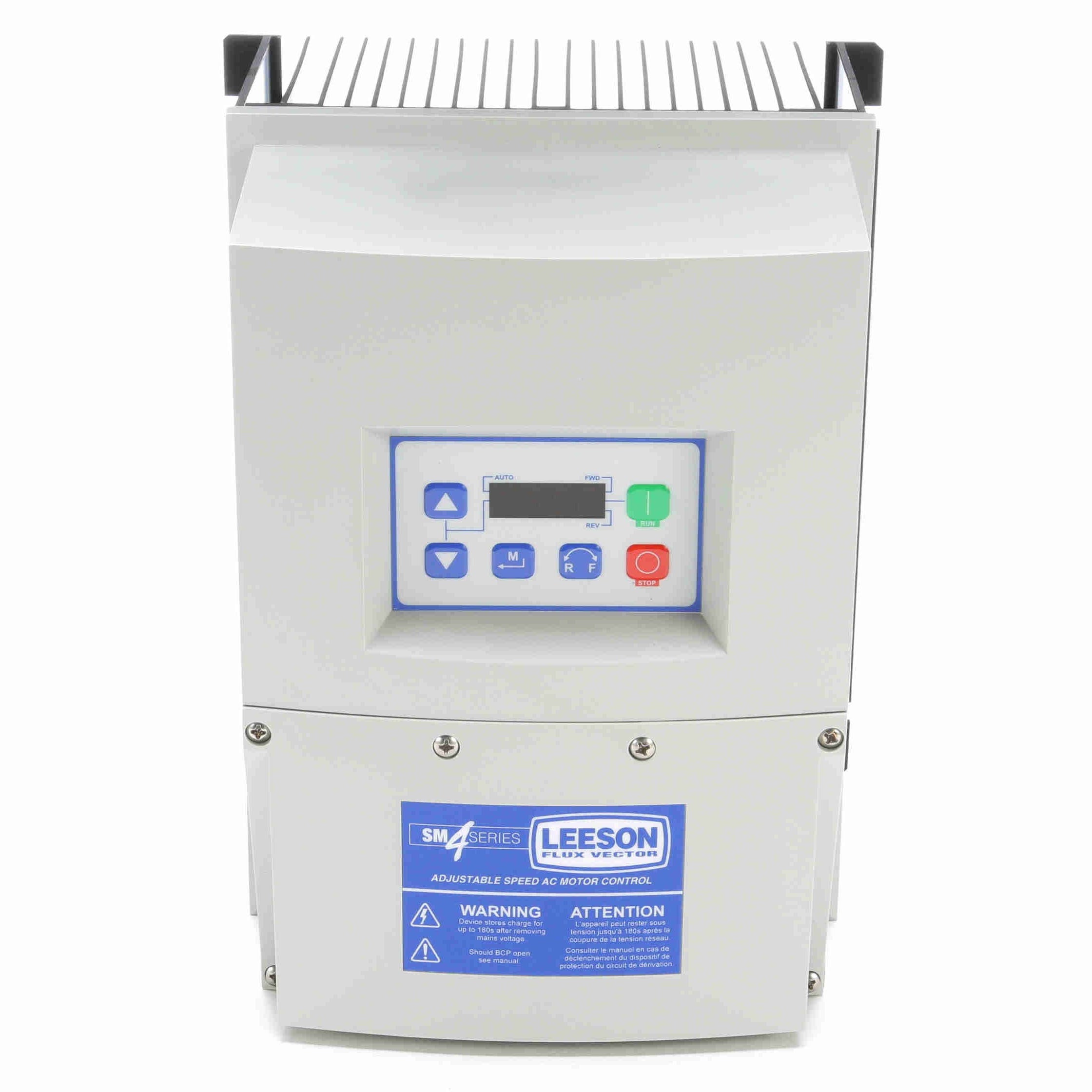 Leeson SM4 Flux Vector VFD 3-Phase 208-240V Input