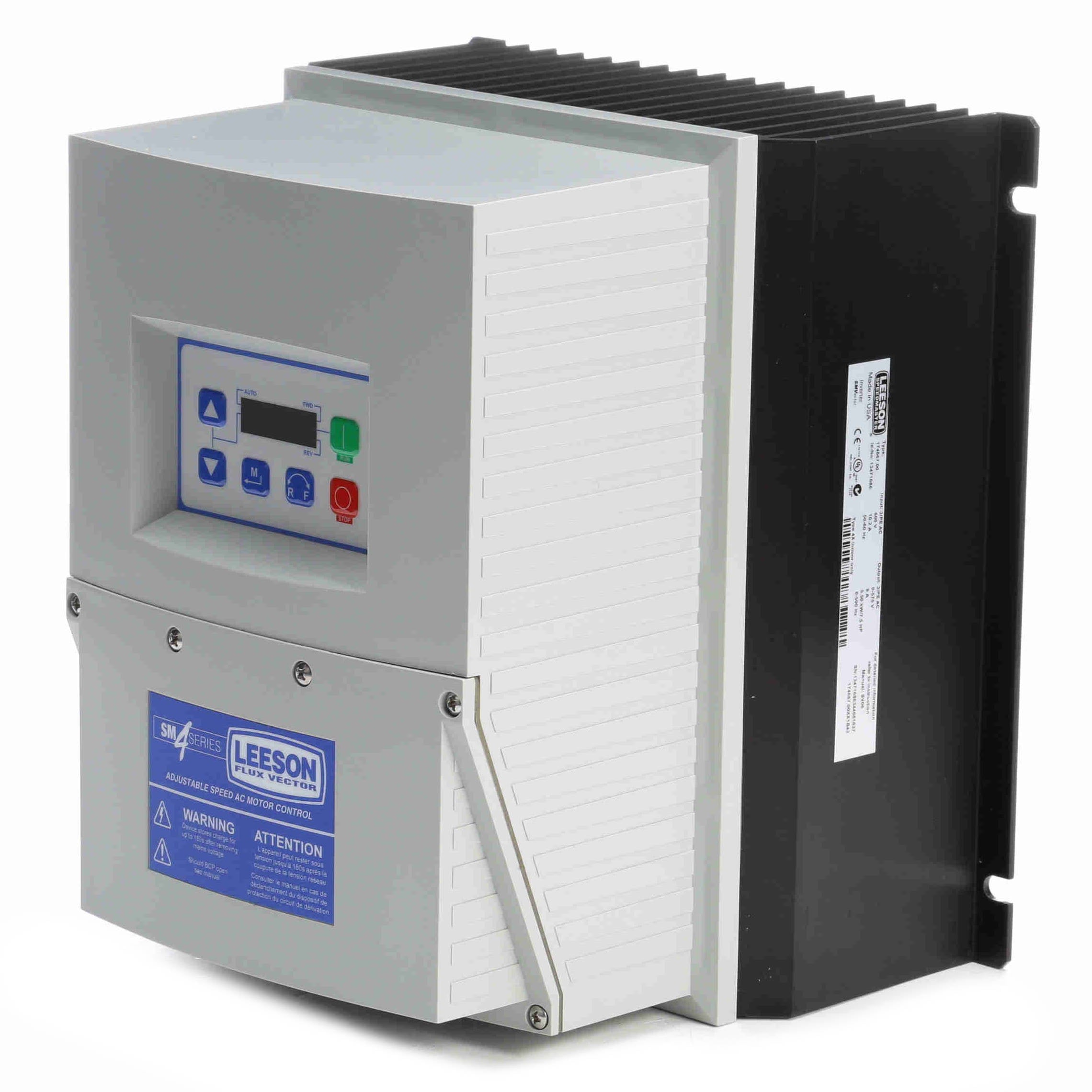 Leeson SM4 Flux Vector VFD 3-Phase 480-590V Input - 0