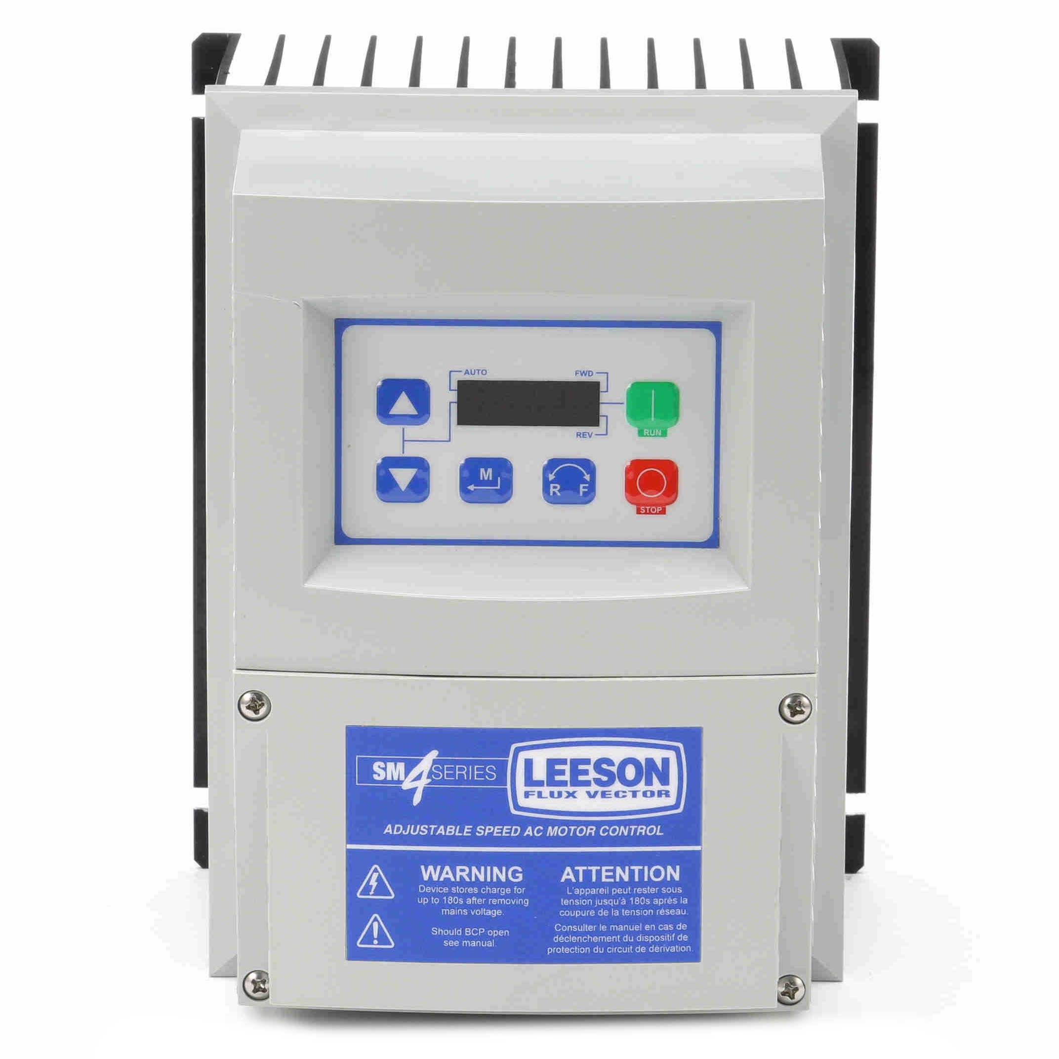 Leeson SM4 Flux Vector VFD 3-Phase 400-480V Input