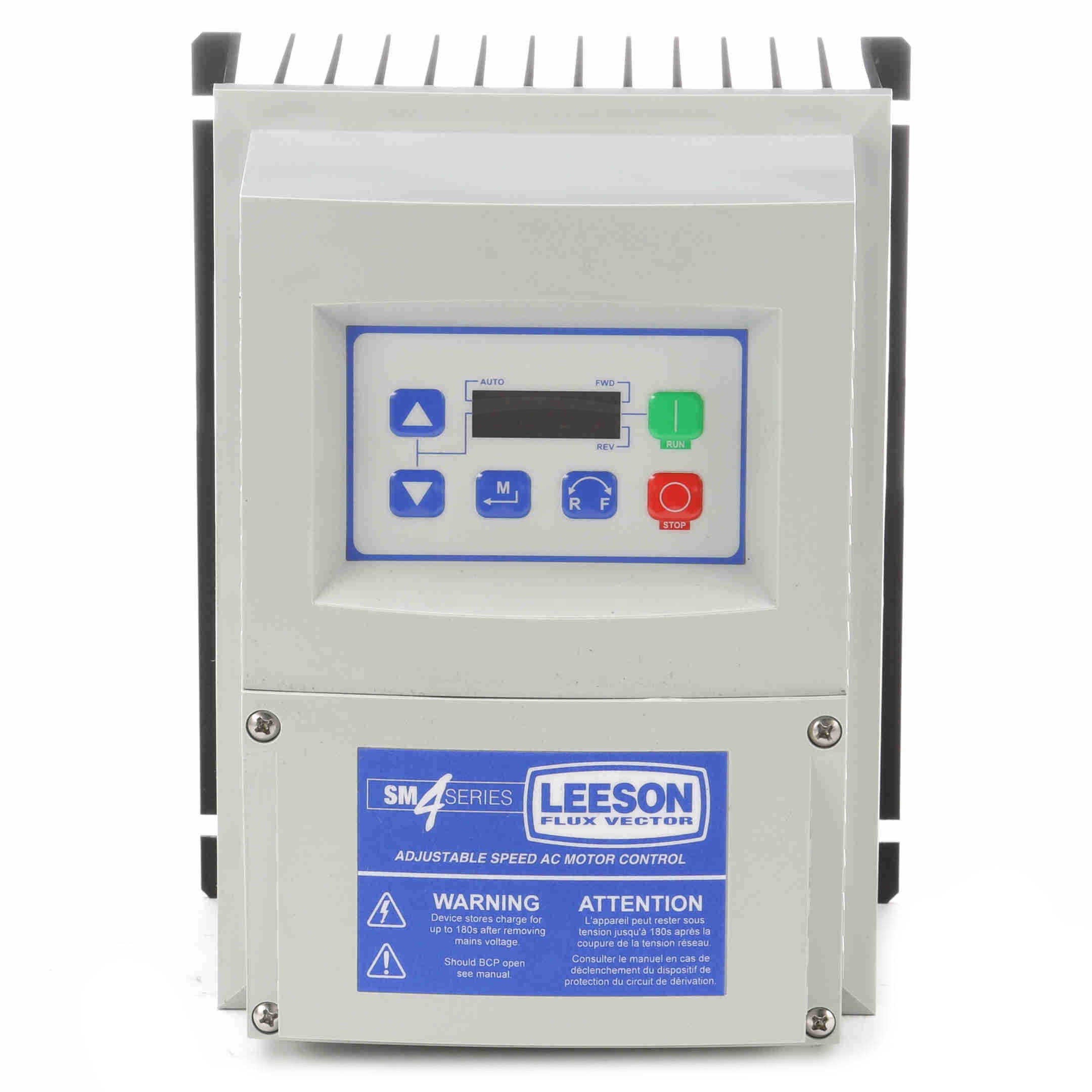 174675.00 Leeson SM4 Flux Vector VFD 3-Phase 400-480VAC Input