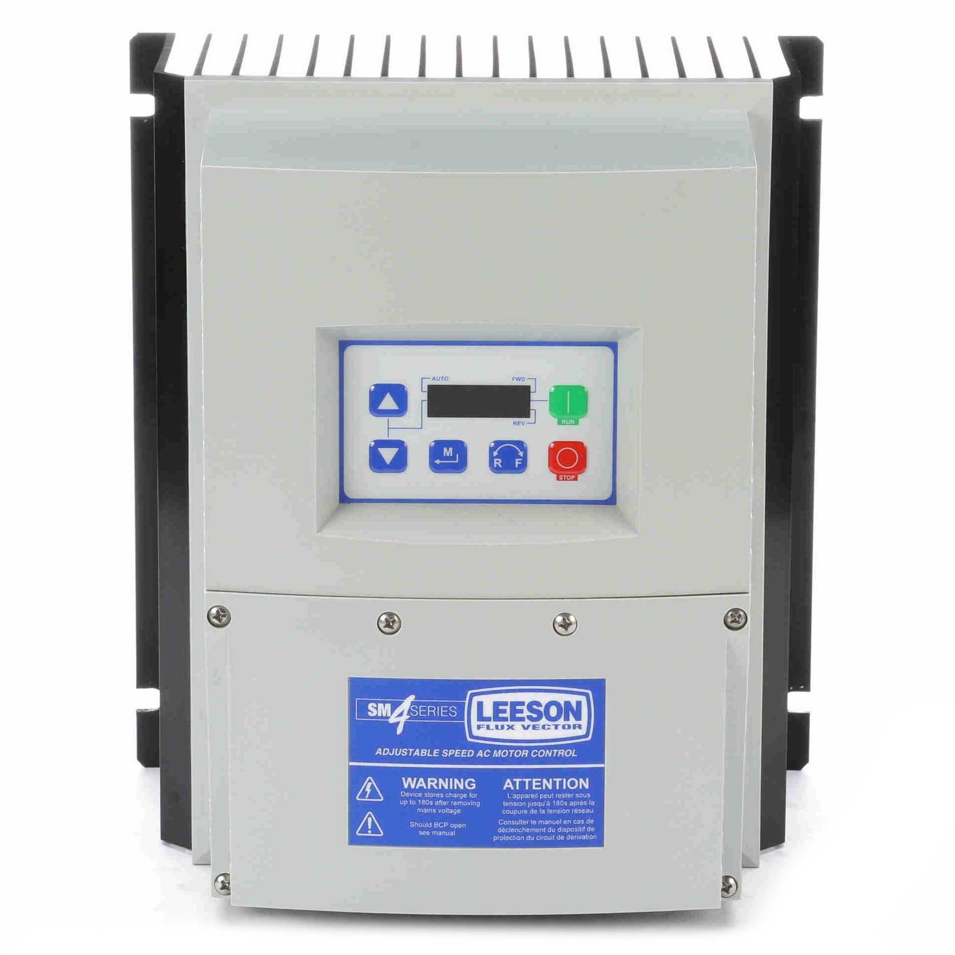 Leeson SM4 Flux Vector VFD 3-Phase 400-480V Input