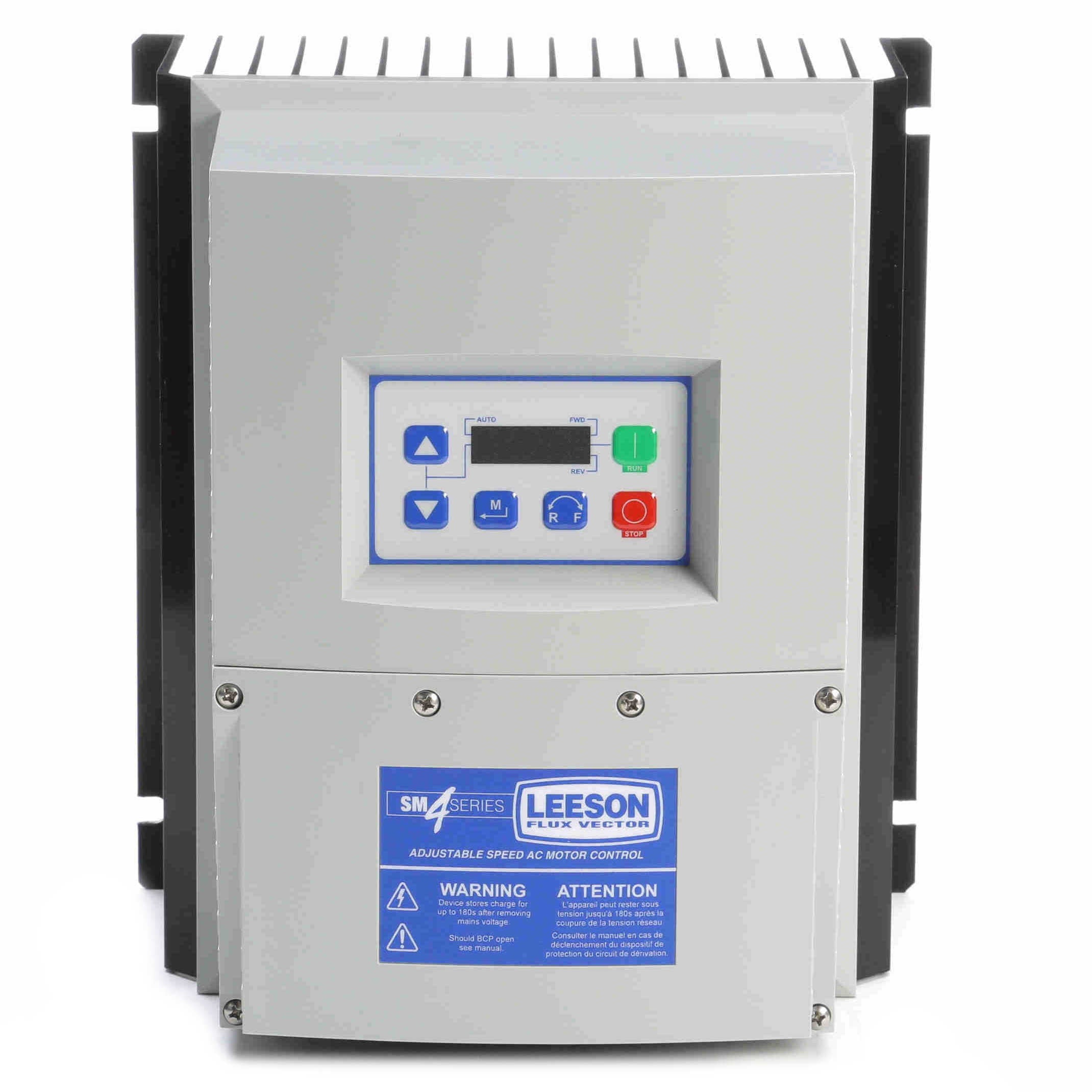 Leeson SM4 Flux Vector VFD 3-Phase 400-480V Input