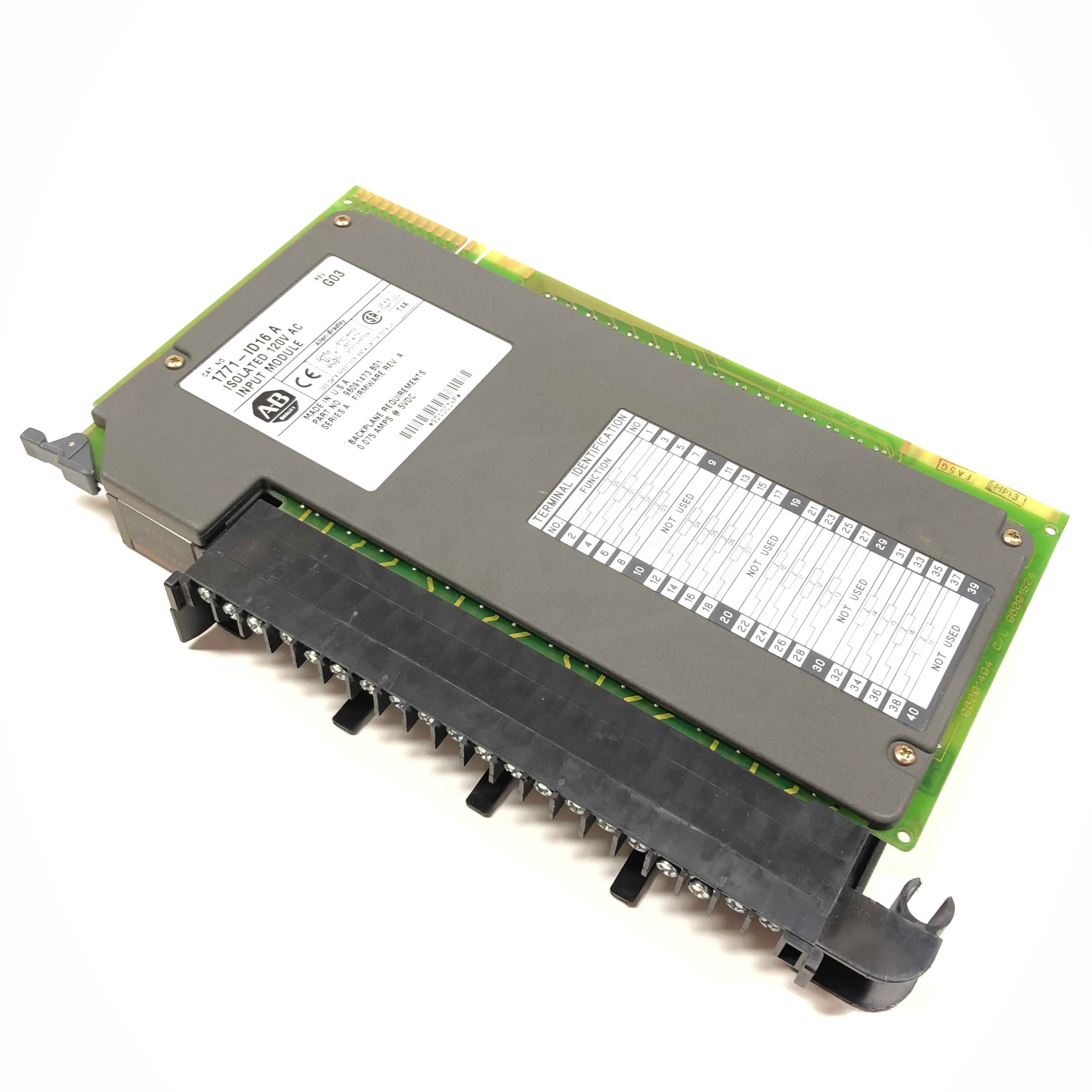 1771-ID16-A Allen-Bradley Isolated 120V AC Input Module