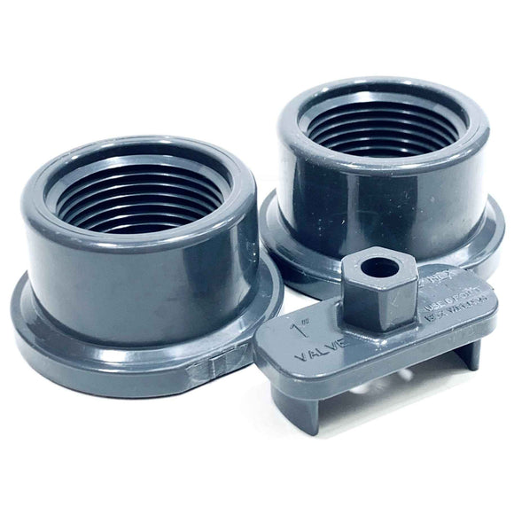 1839-010 Spears Industrial TU 2000 PVC Ball Valve, 1"