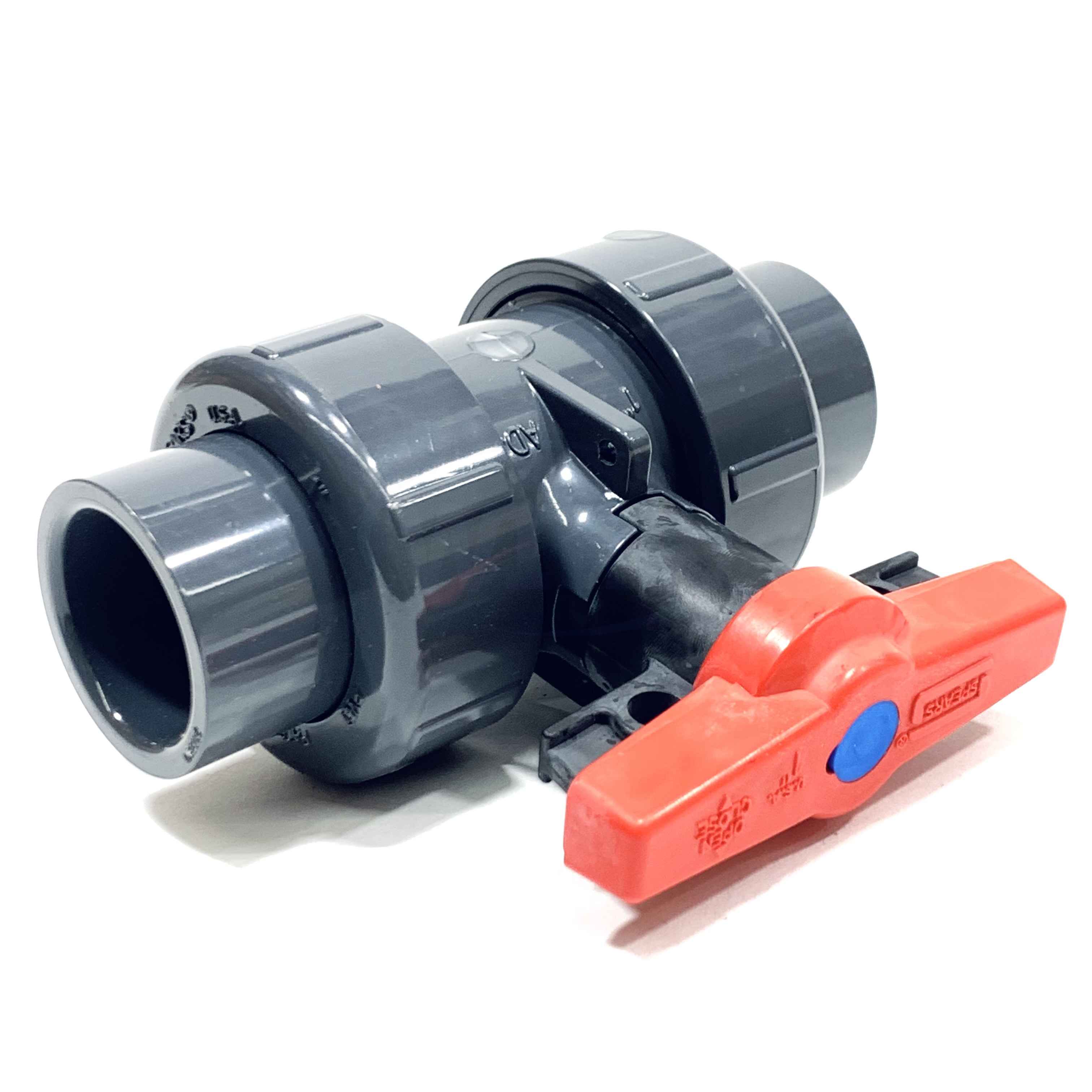 1839-010 Spears Industrial TU 2000 PVC Ball Valve, 1" - 0