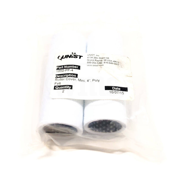 1850-PF-4 Unist Mini Roller Cover, 4: Poly Felt