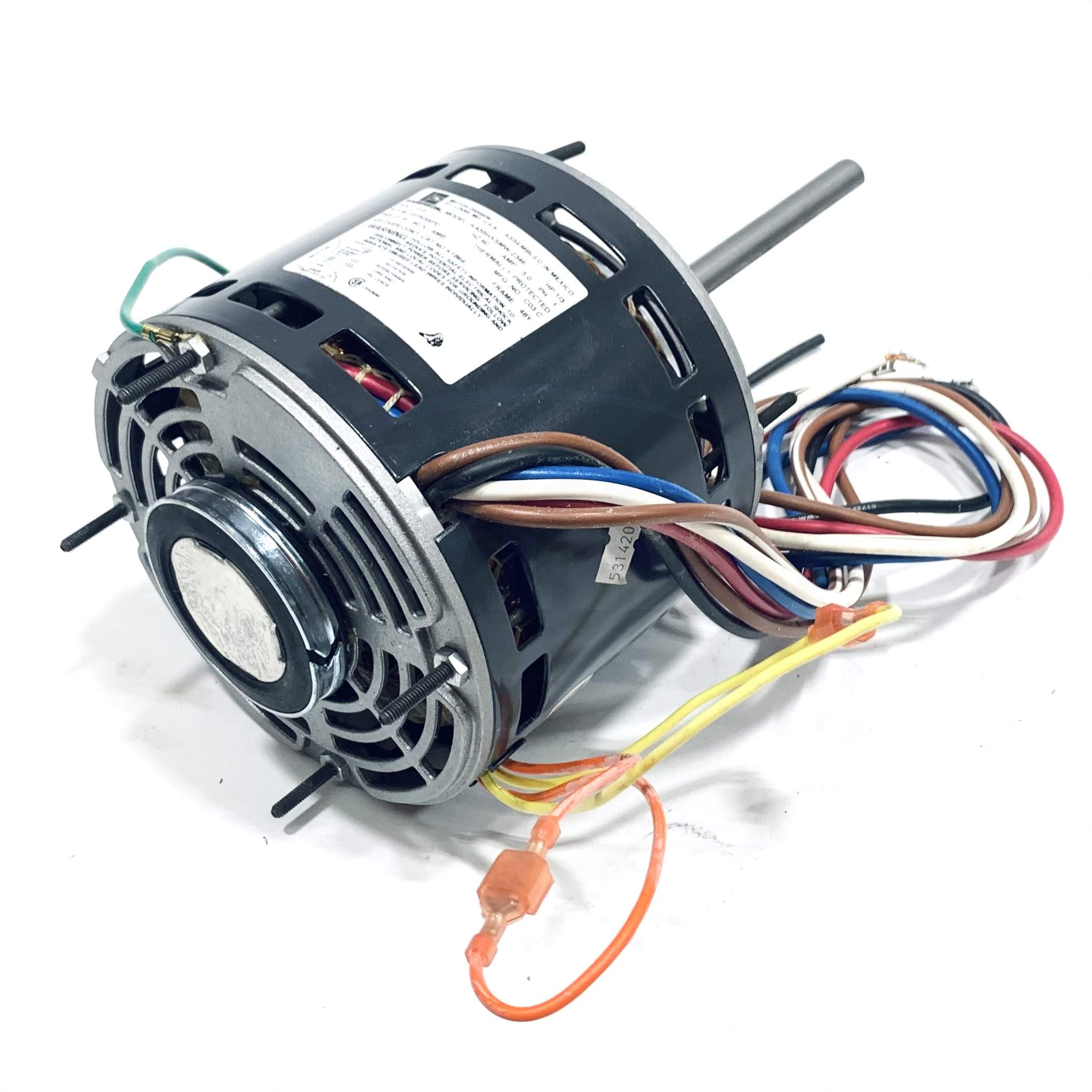 1864 Emerson 1/3HP Blower Motor RPM: 1075/3SPD, 115V, S88-546
