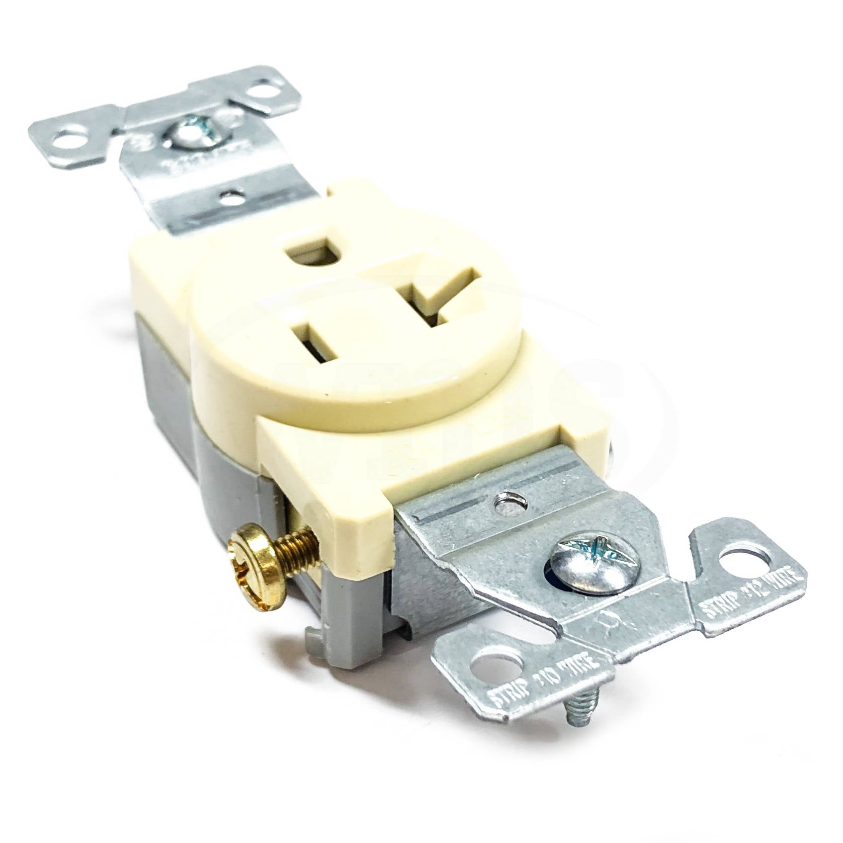 1877V-BOX Cooper Wiring Devices Single Receptacles, 20 A-125 V, 2-Pole, 3-Wire