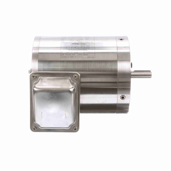 191205.00 Leeson 1/2HP Stainless Steel Electric Motor, 1740 RPM