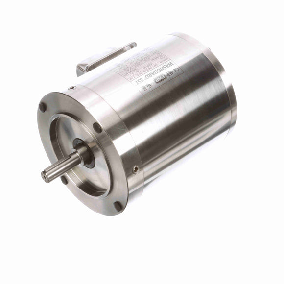 191205.00 Leeson 1/2HP Stainless Steel Electric Motor, 1740 RPM