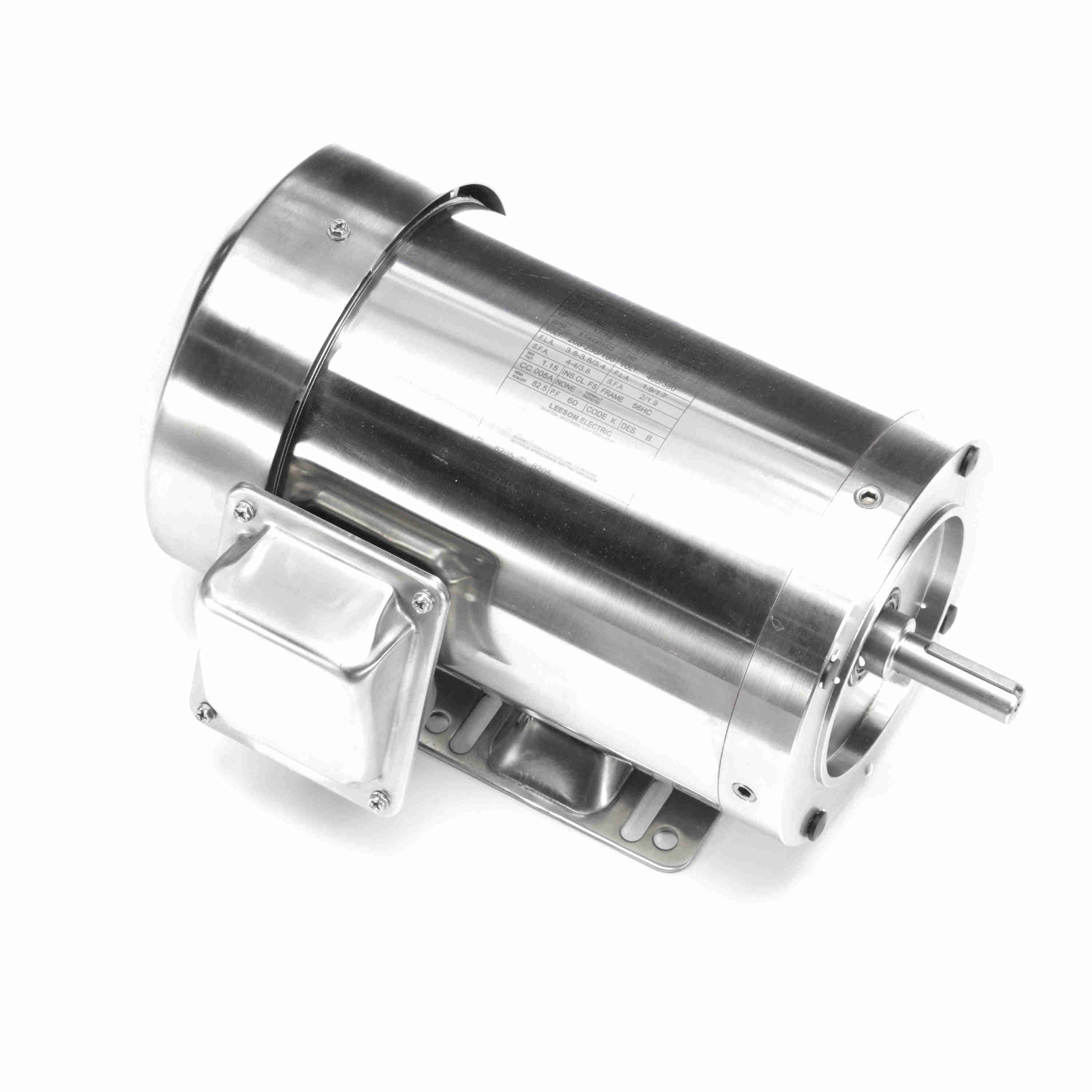 191417.00 1HP Leeson Electric SS Motor, Washdown