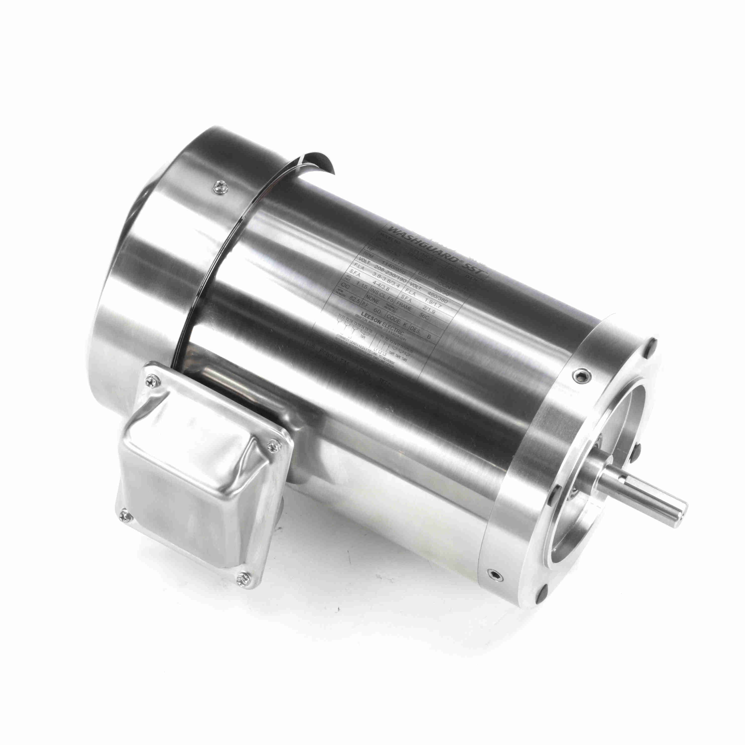 191421.00 Leeson 1HP Electric Stainless Steel Moto