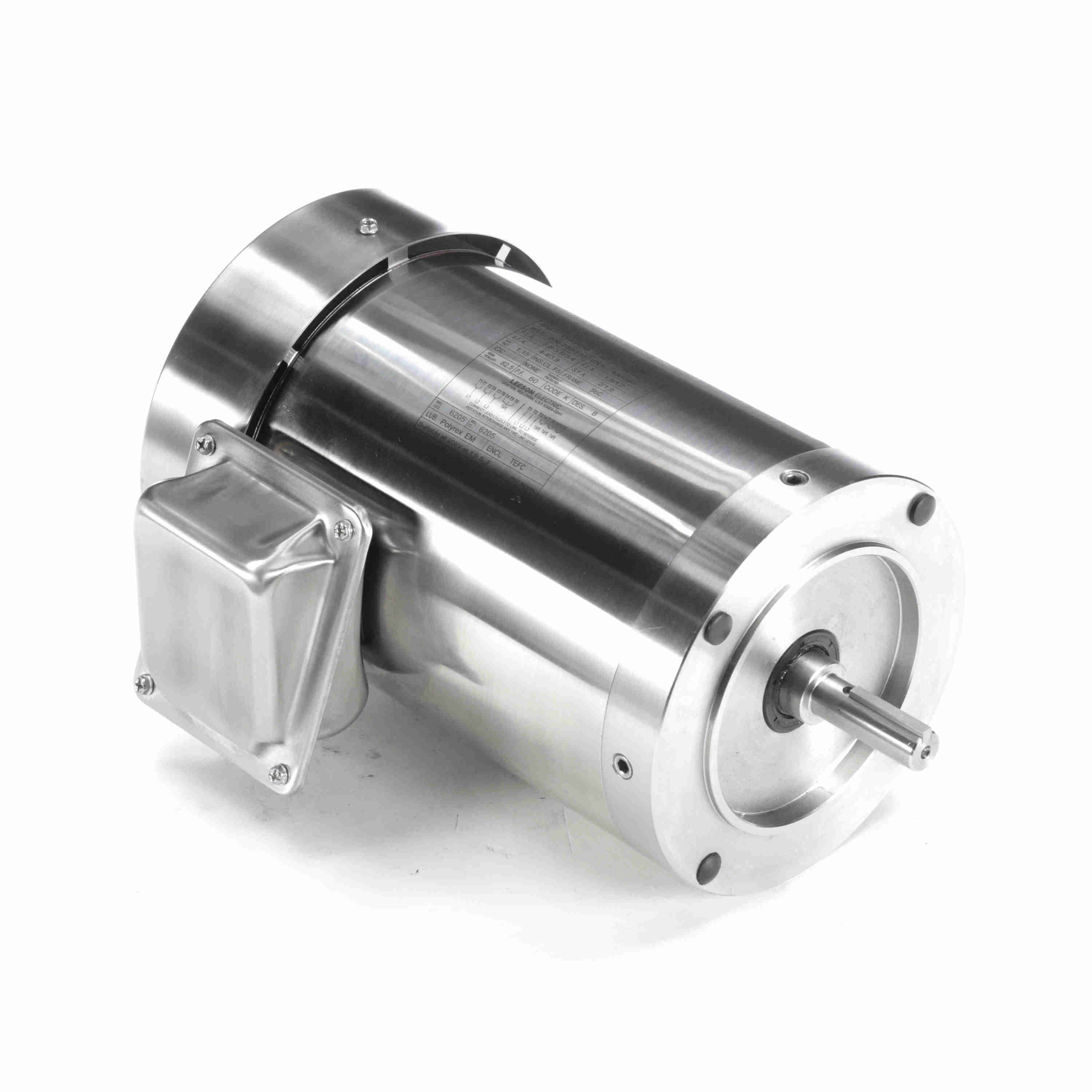 191421.00 Leeson 1HP Electric Stainless Steel Moto