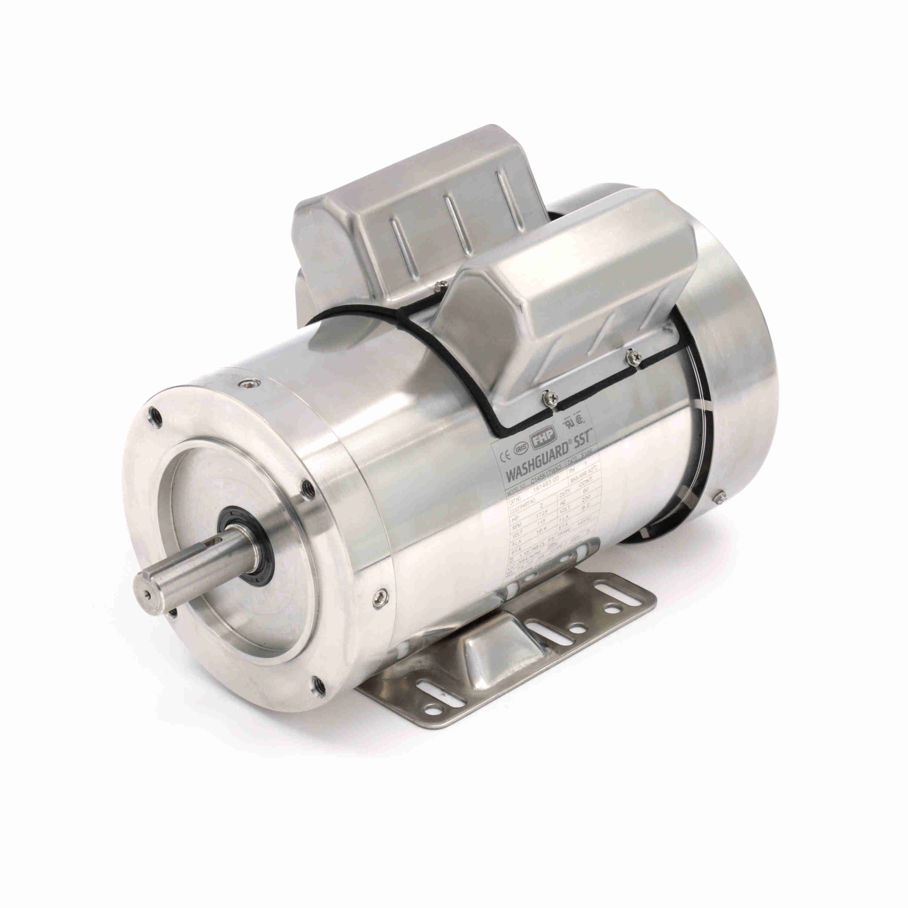2HP Leeson Electric Stainless Steel Motor, Washdown Duty