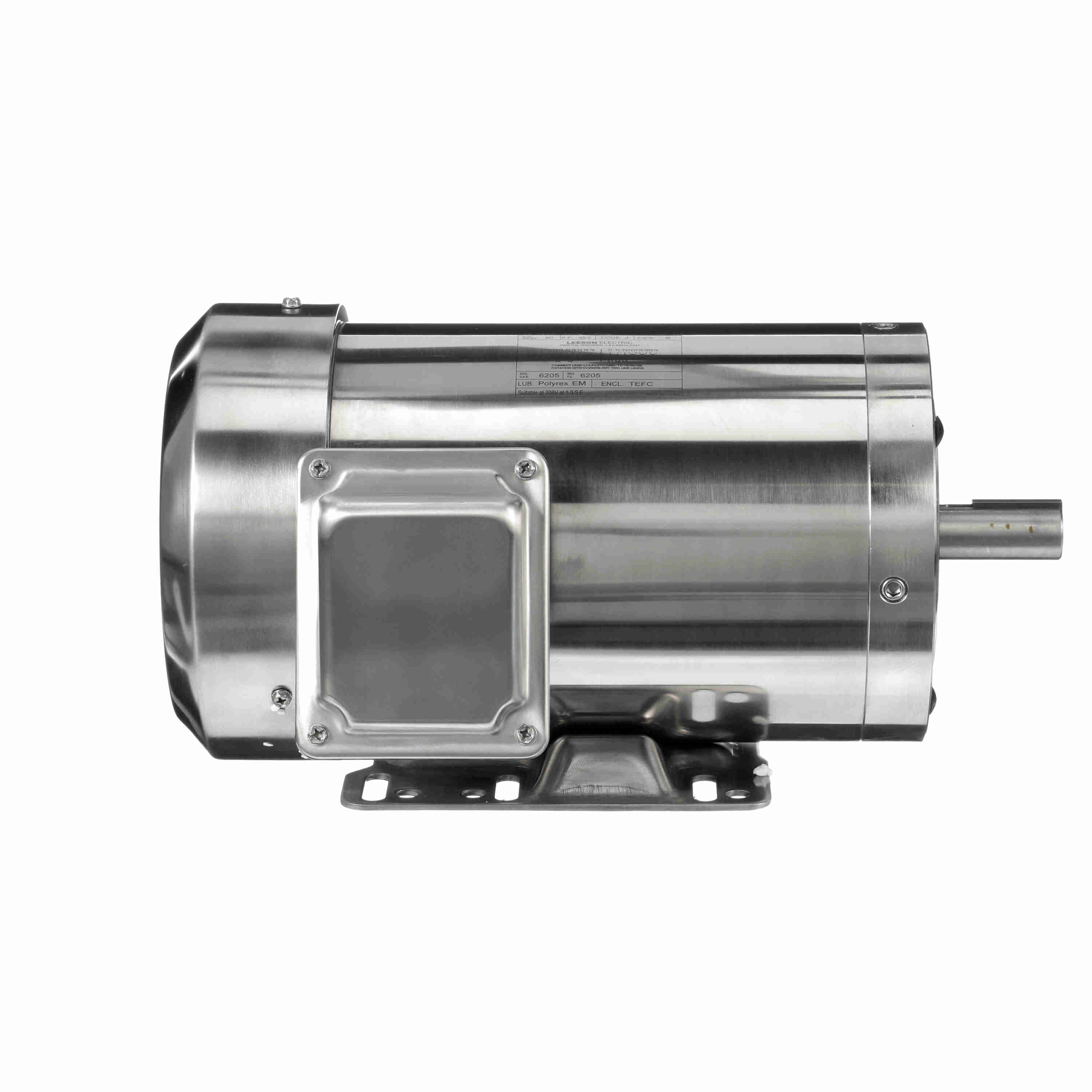 191486.00 1HP Leeson Electric SS Motor, Washdown - 0