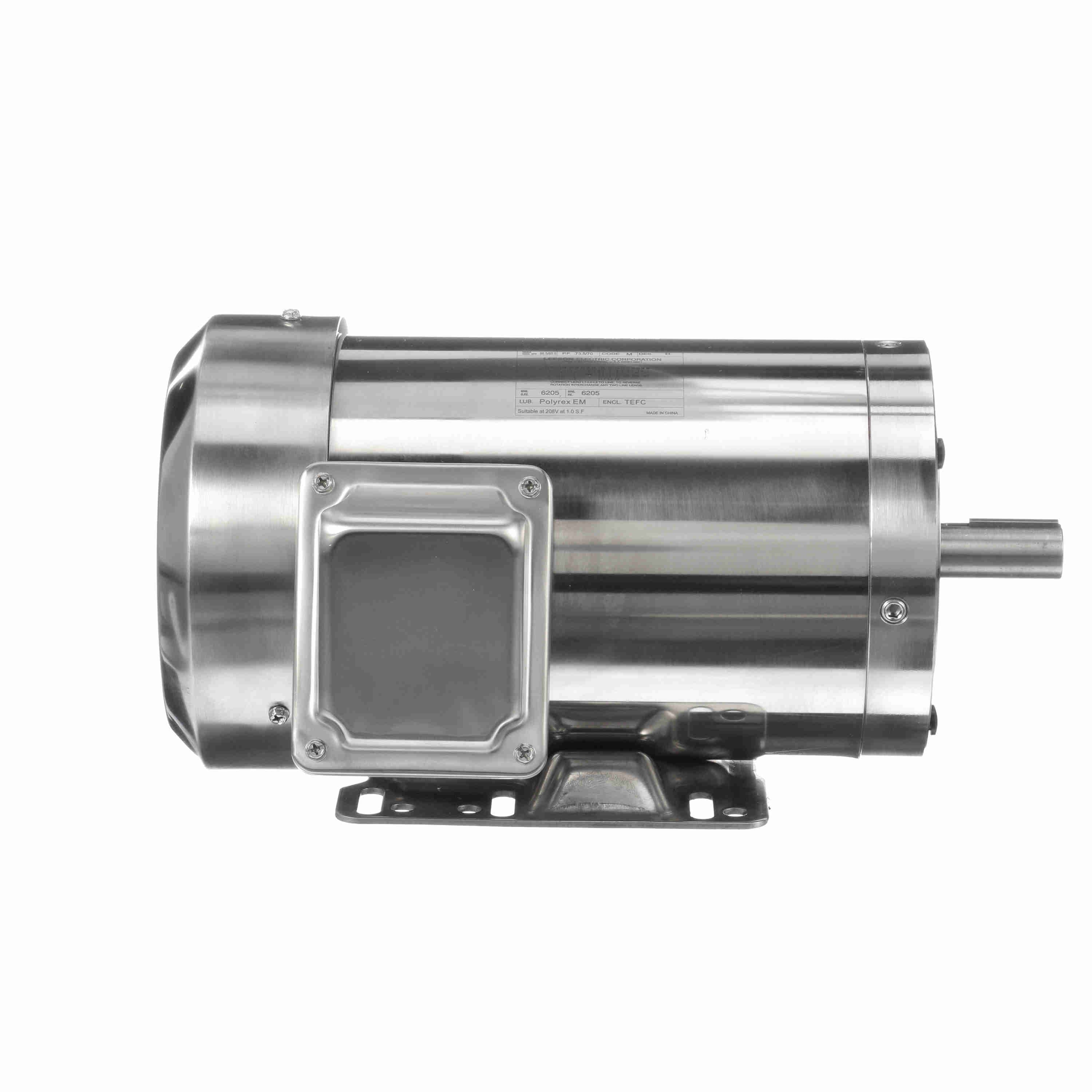 191489.00 1.5HP Leeson Electric SS Motor, Washdown - 0