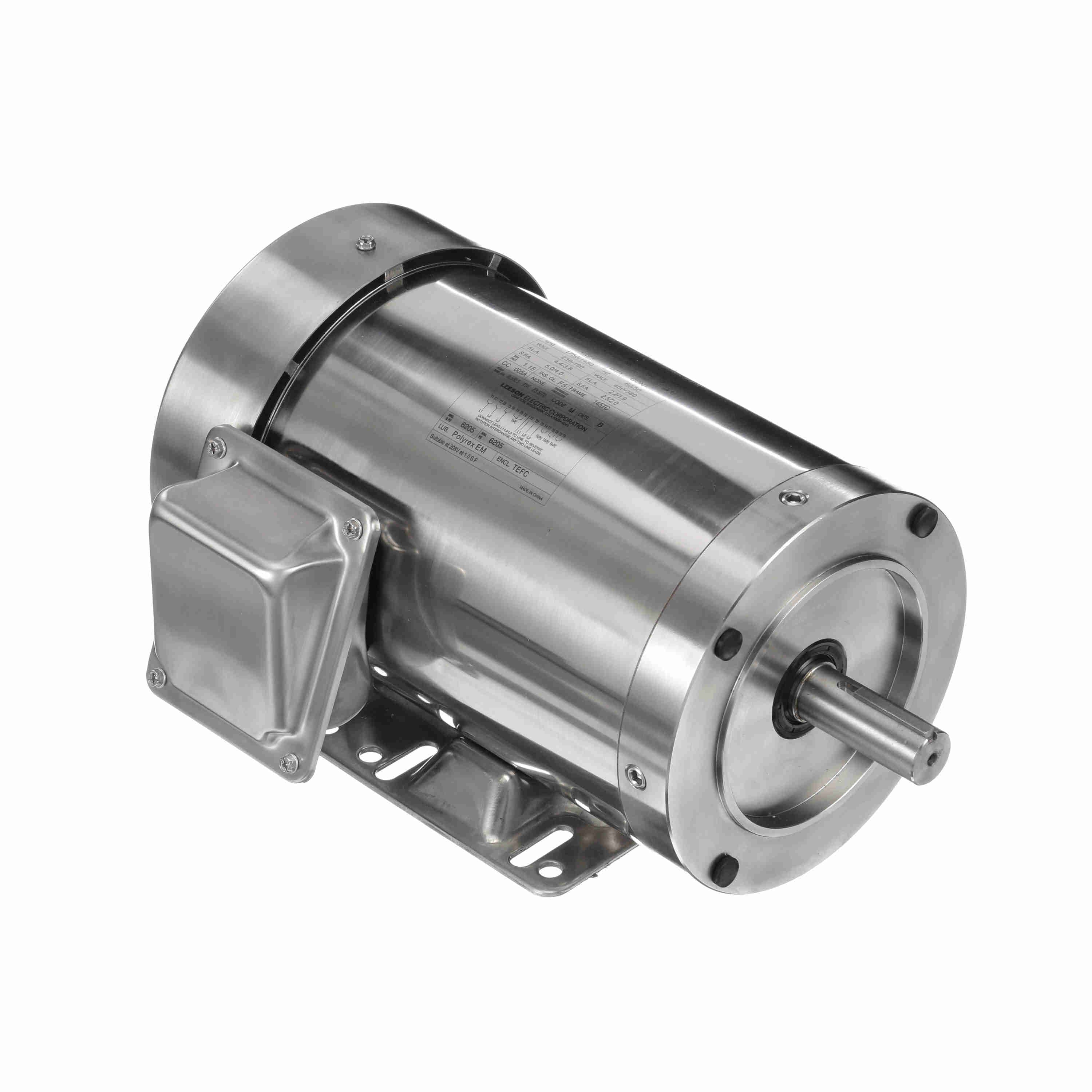 191489.00 1.5HP Leeson Electric SS Motor, Washdown